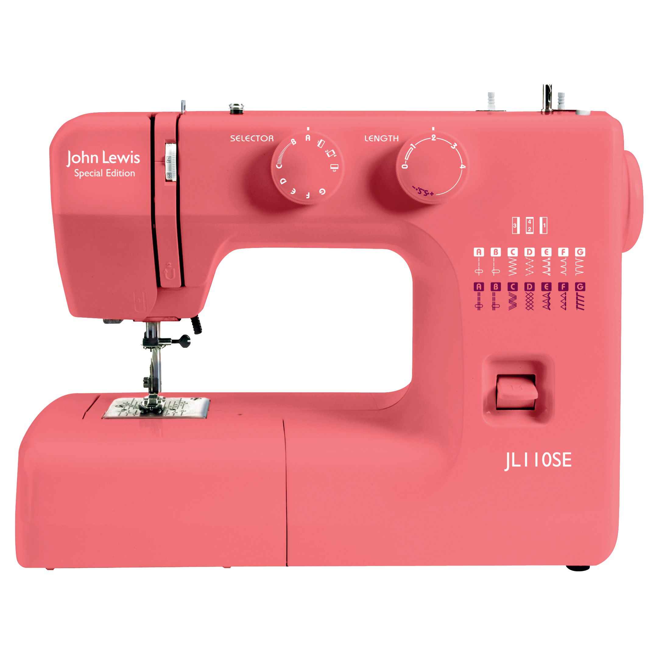 JL110SE Sewing Machine, Coral