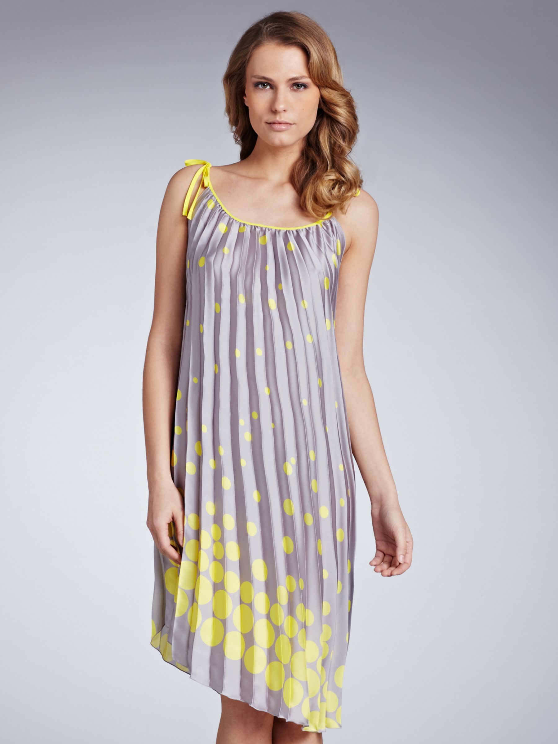 La Perla AnnaClub Plisse Beach Dress, Grey at John Lewis