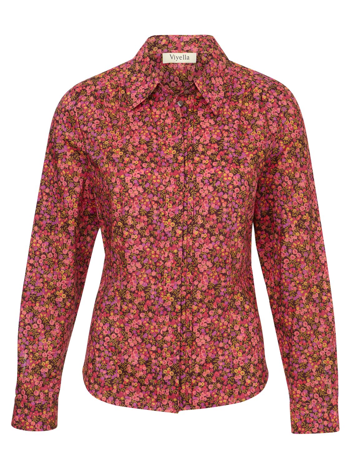 Viyella Wiltshire Liberty Print Blouse, Dahlia