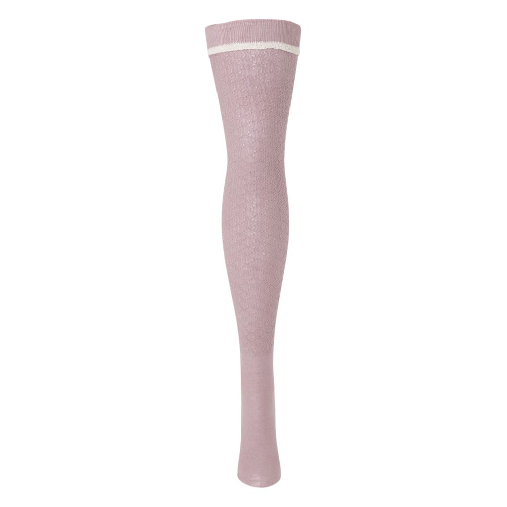 Avoca Fanfair Over The Knee Socks Lavender