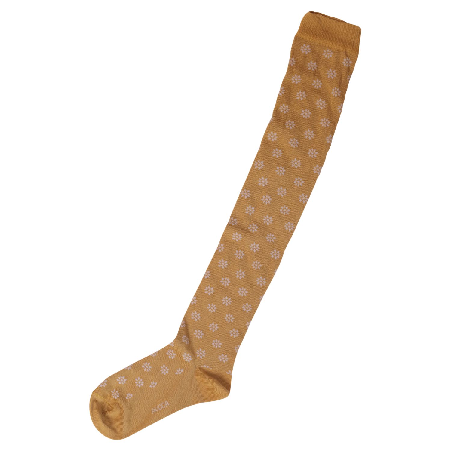 Avoca Fleur Over The Knee Socks Mustard
