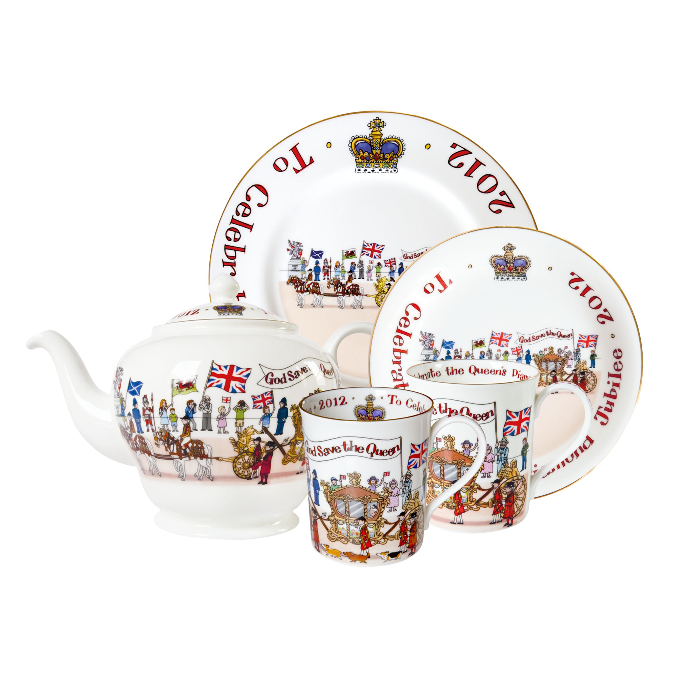 Alison Gardiner Diamond Jubilee Tableware