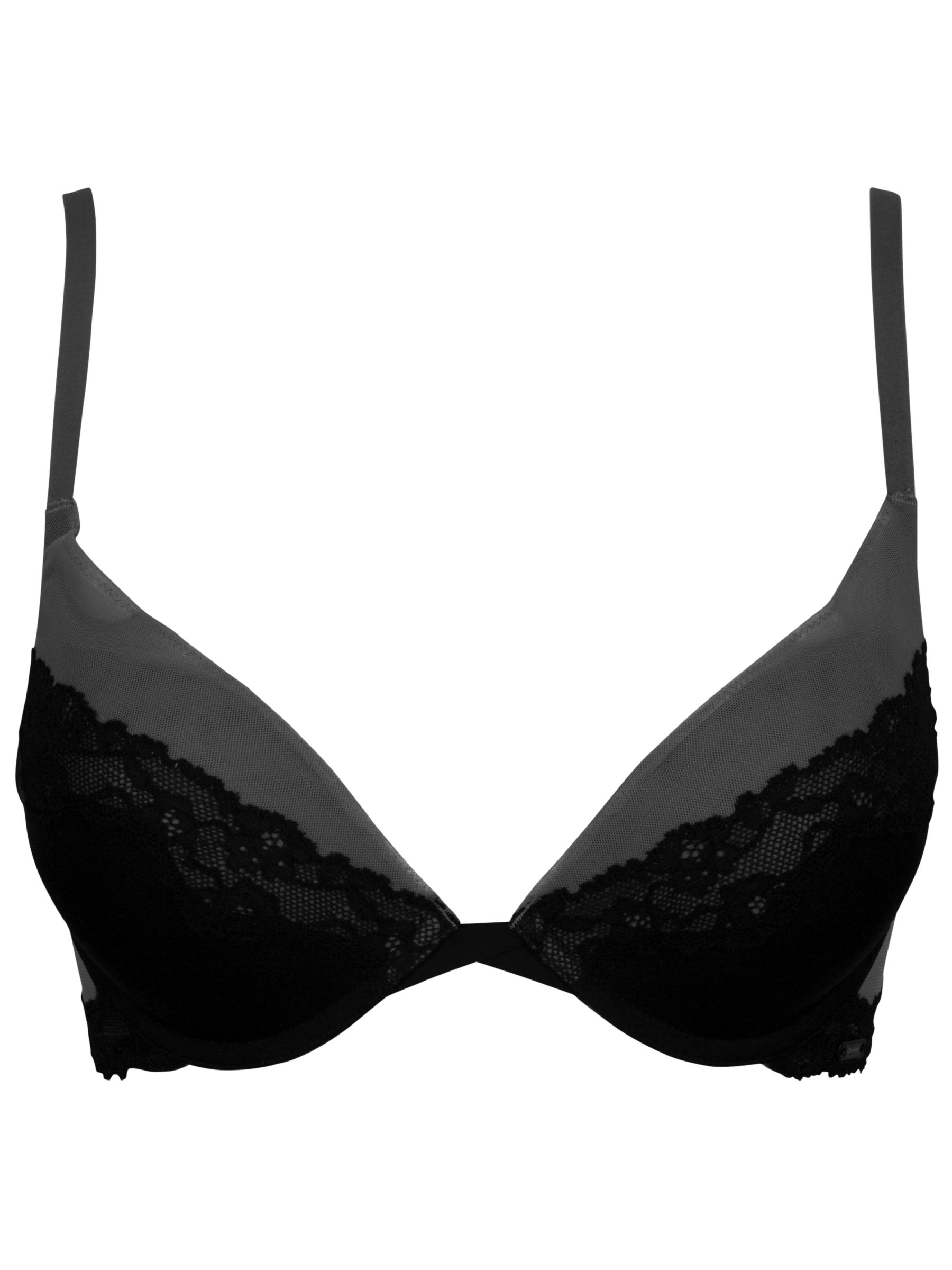 Calvin Klein Black Push Up Bra, Black