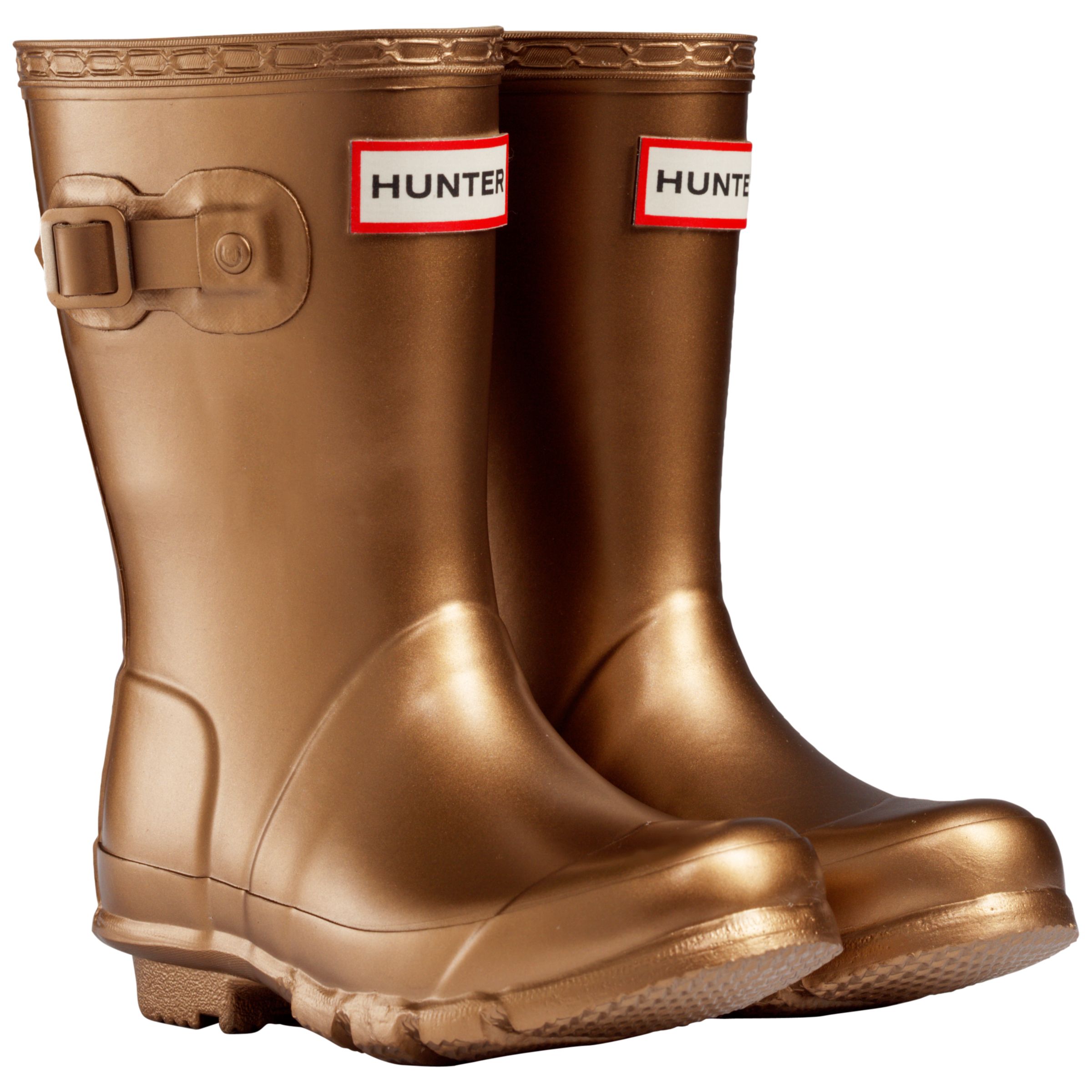 Hunter Original Kids Wellington Boots, Bronze