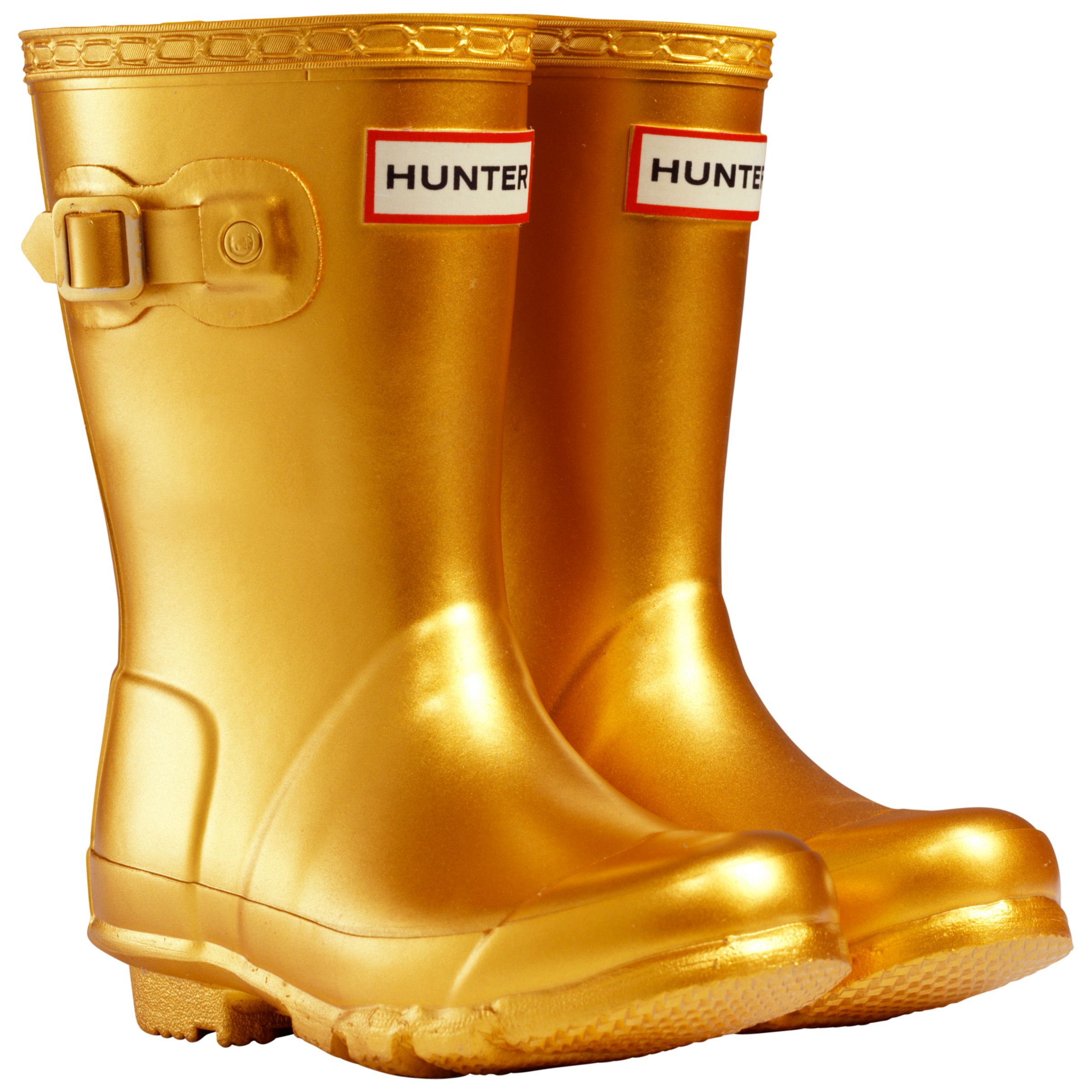 Hunter Original Kids Wellington Boots, Gold