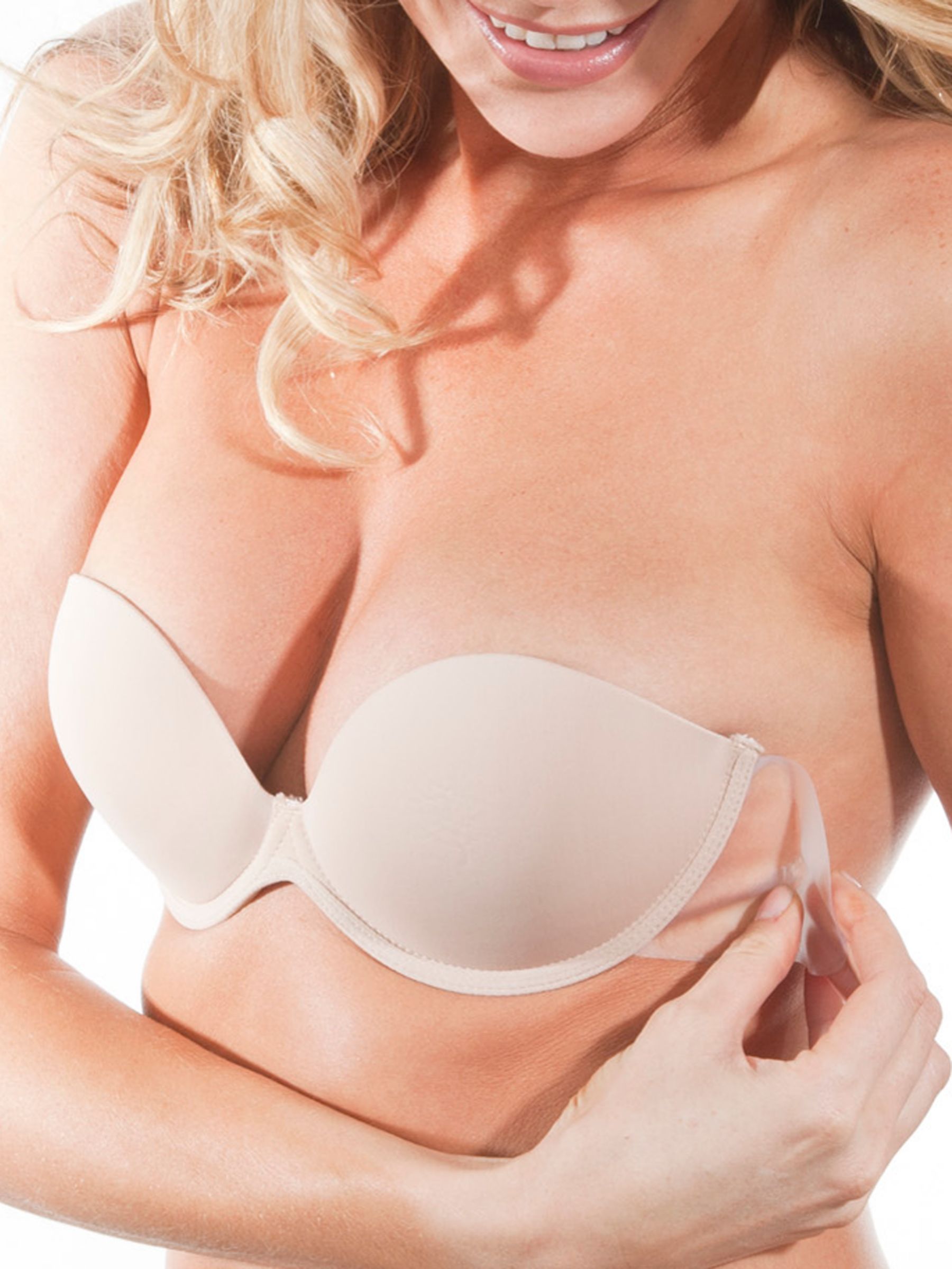Lingerie Solutions Go Bare Backless Strapless Bra, Nude