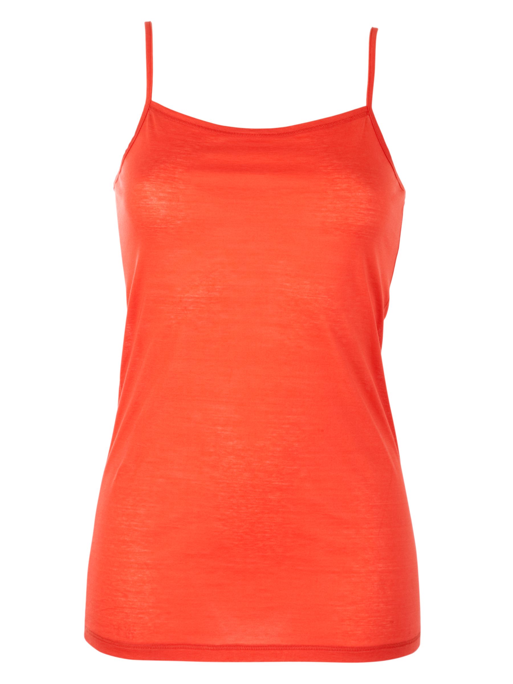 Hanro Paper Touch Camisole, Scarlet