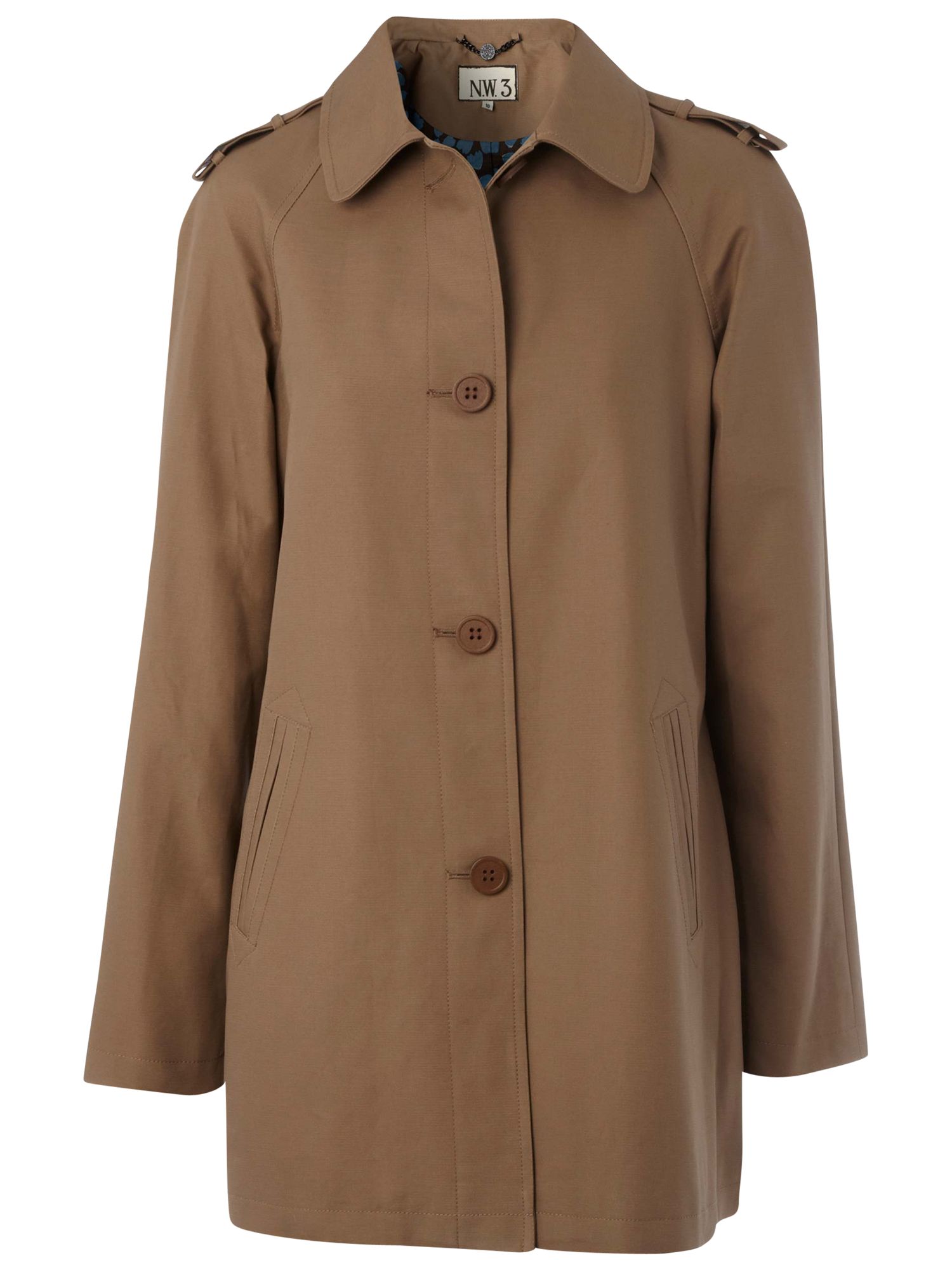 NW3 Beechwood Coat, Barley at JohnLewis