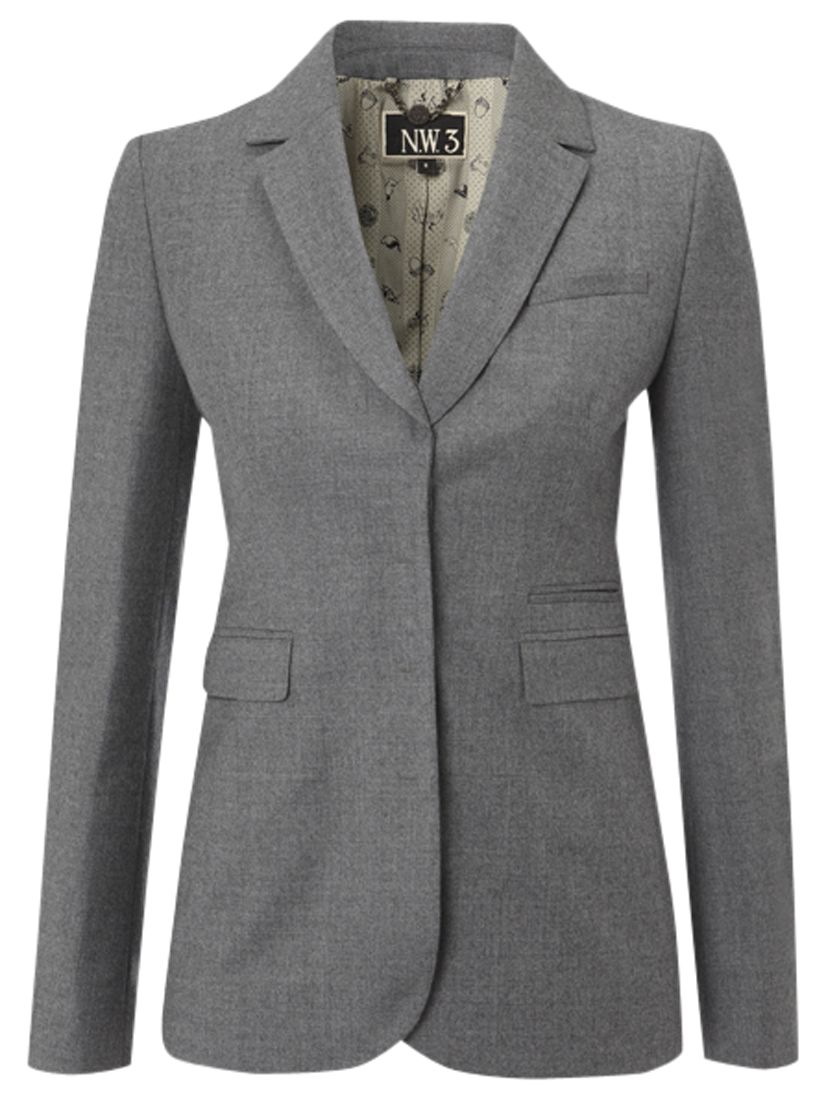 NW3 Highgate Blazer, Tin Melange at John Lewis