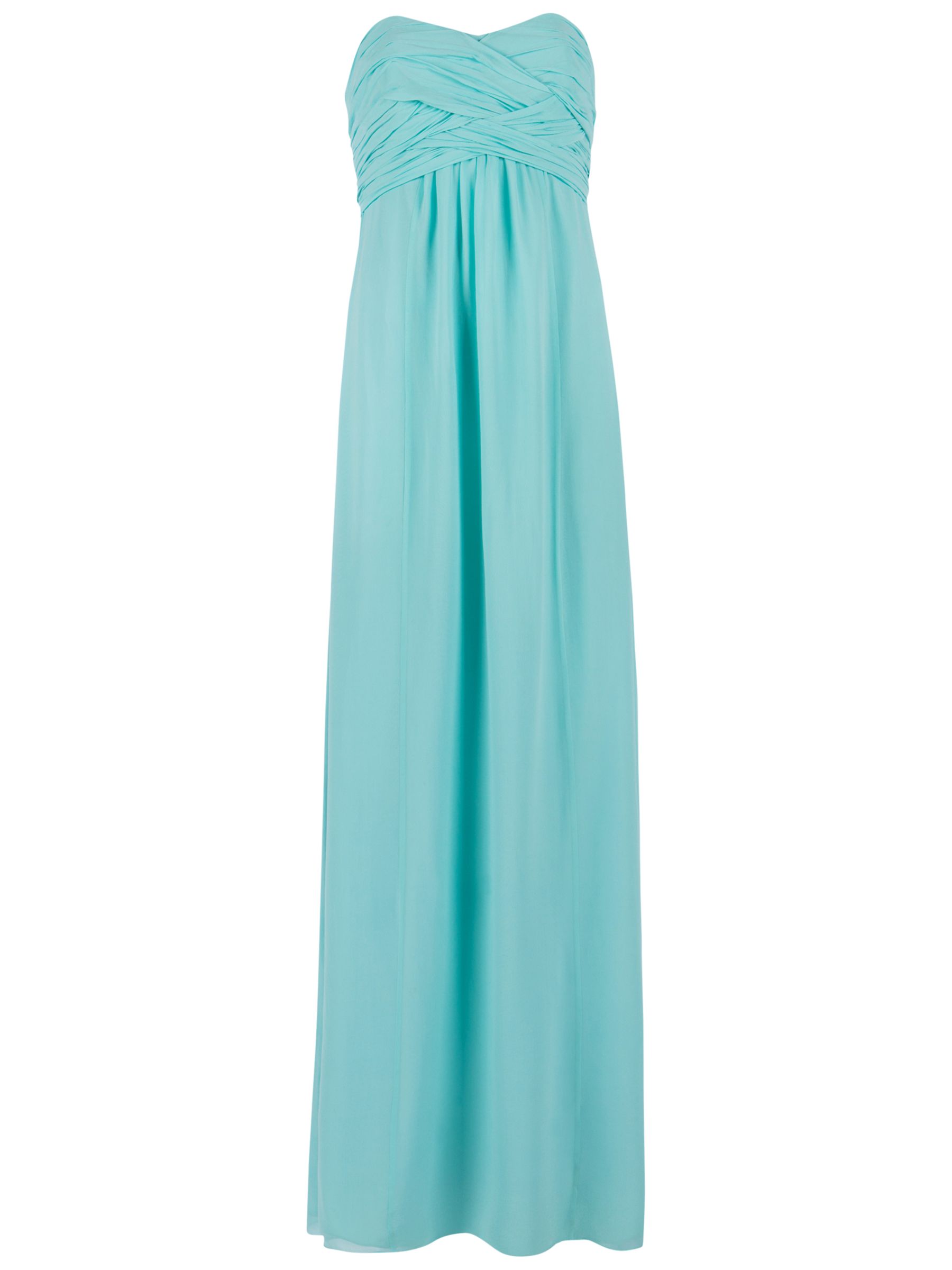 Ted Baker Nour Silk Maxi Dress, Light Blue at John Lewis