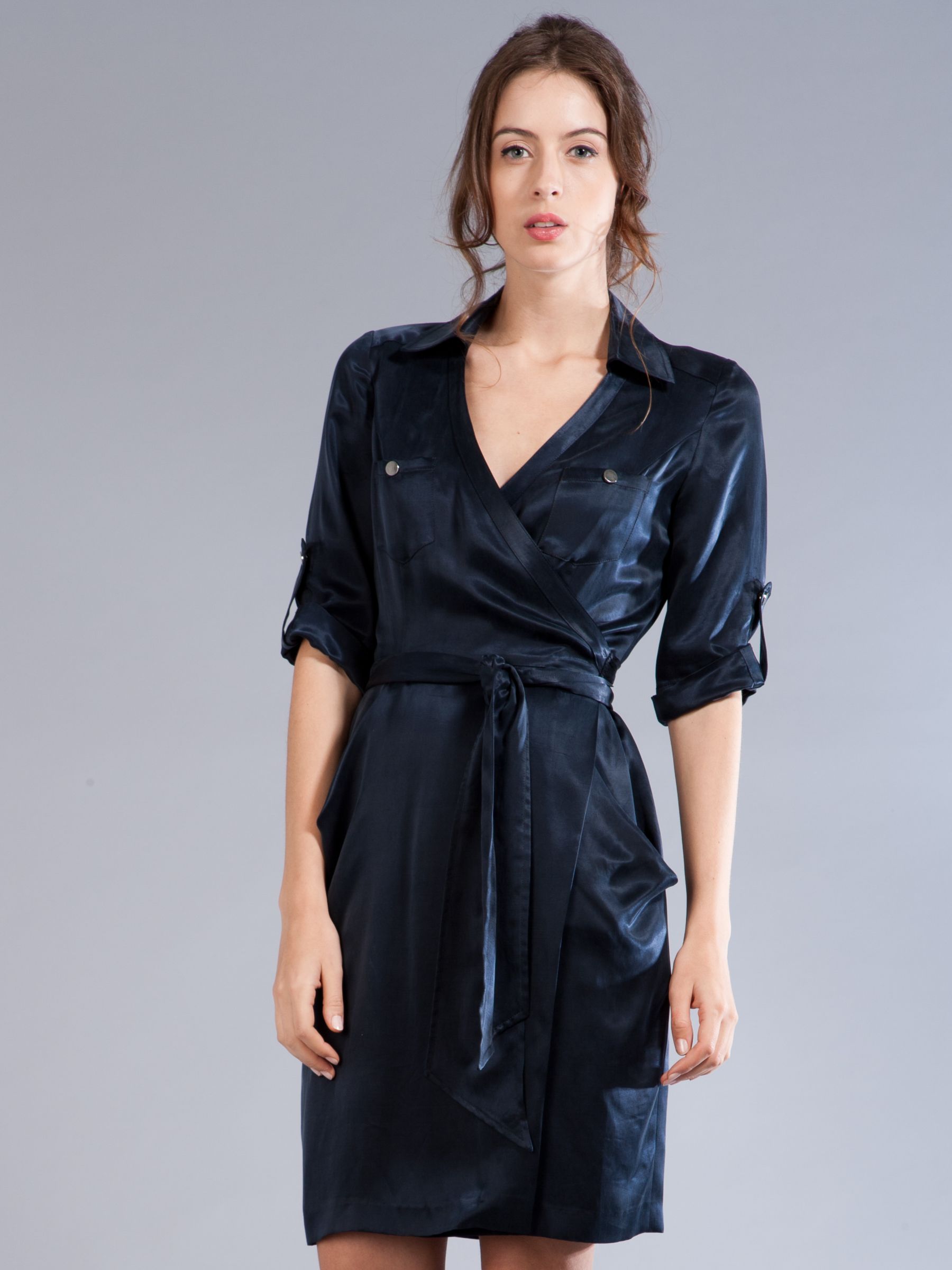 Damsel in a Dress Mertle Shirt Dress, Mid Black