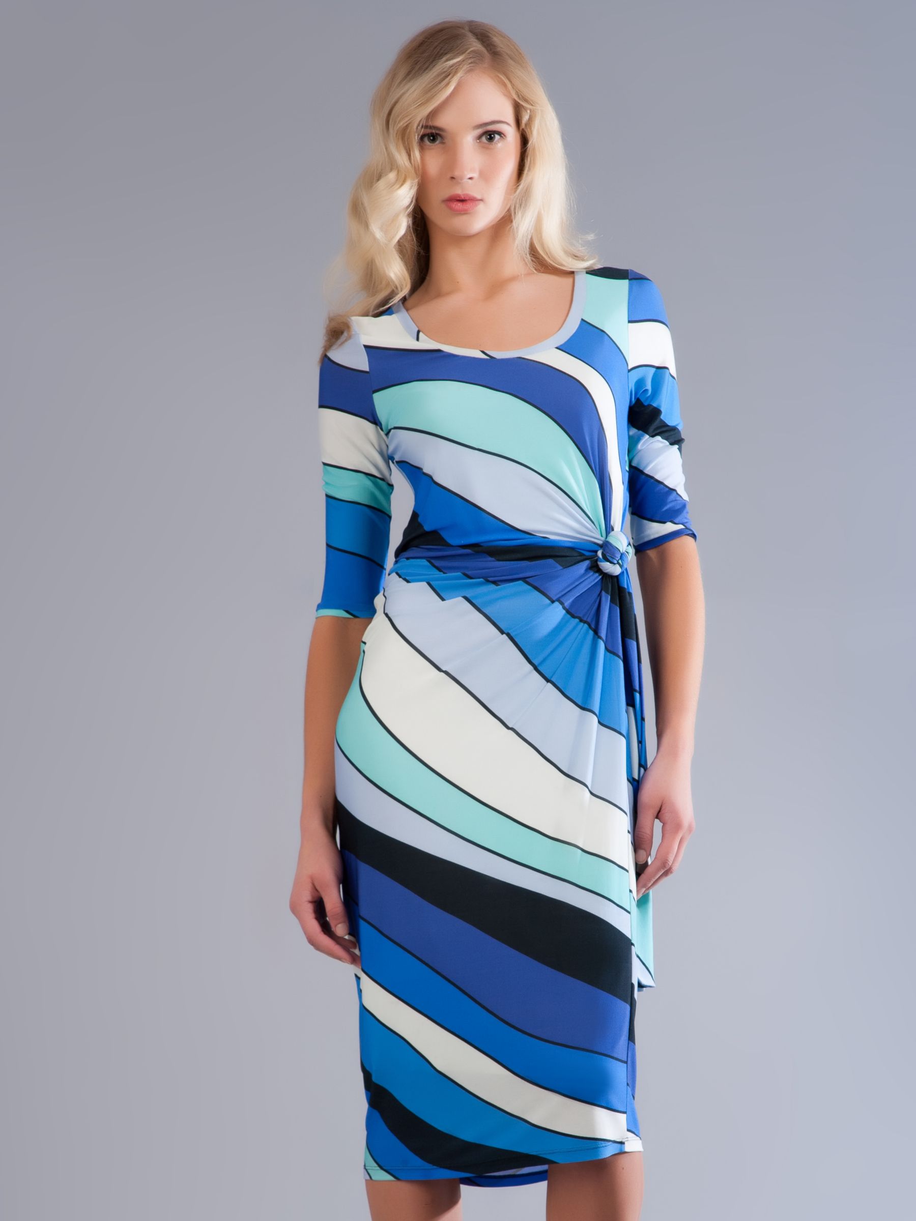 Damsel in a Dress Rolling Sands Print Dress, Blue