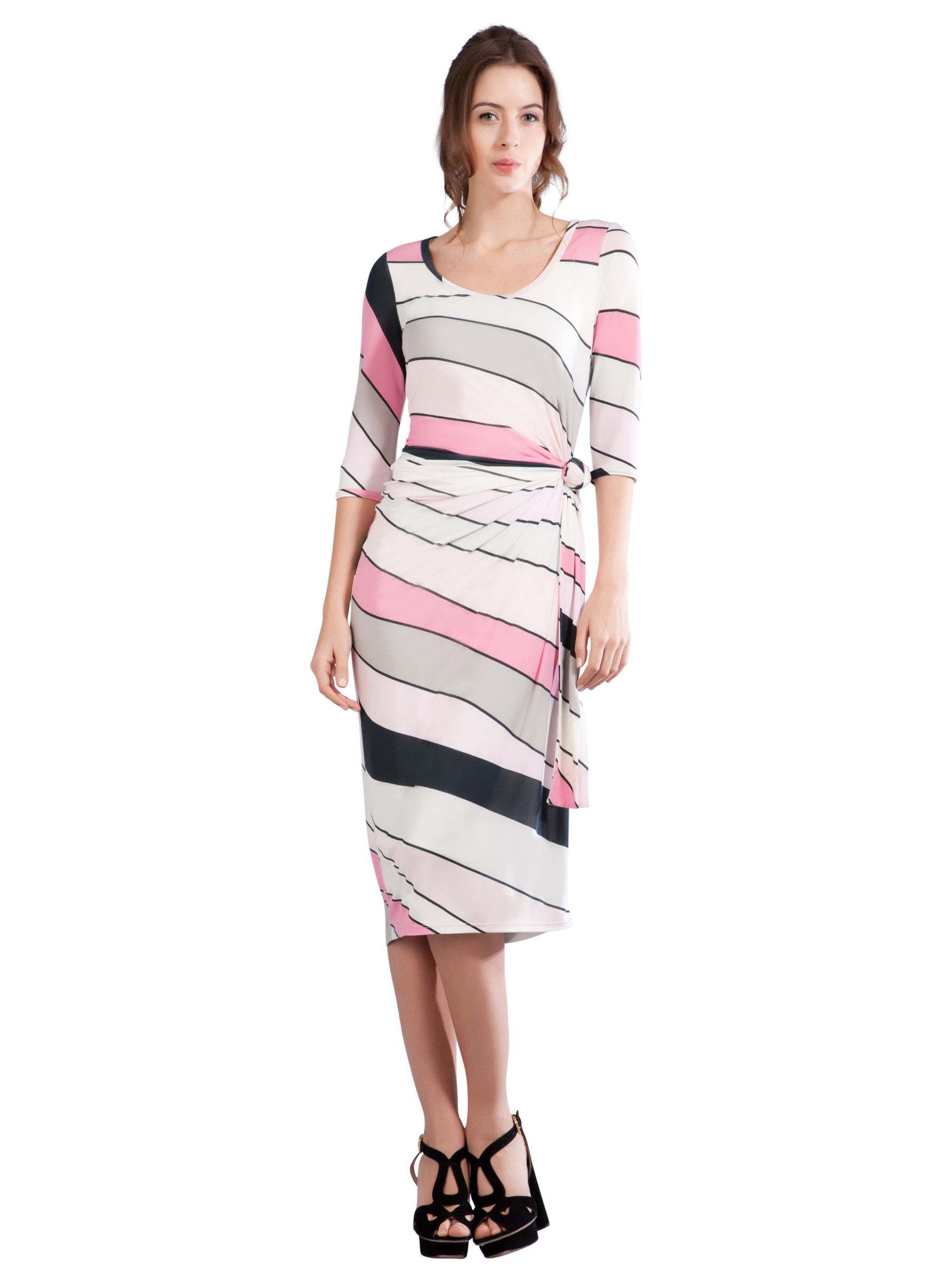 Damsel in a Dress Rolling Sands Print Dress, Pink