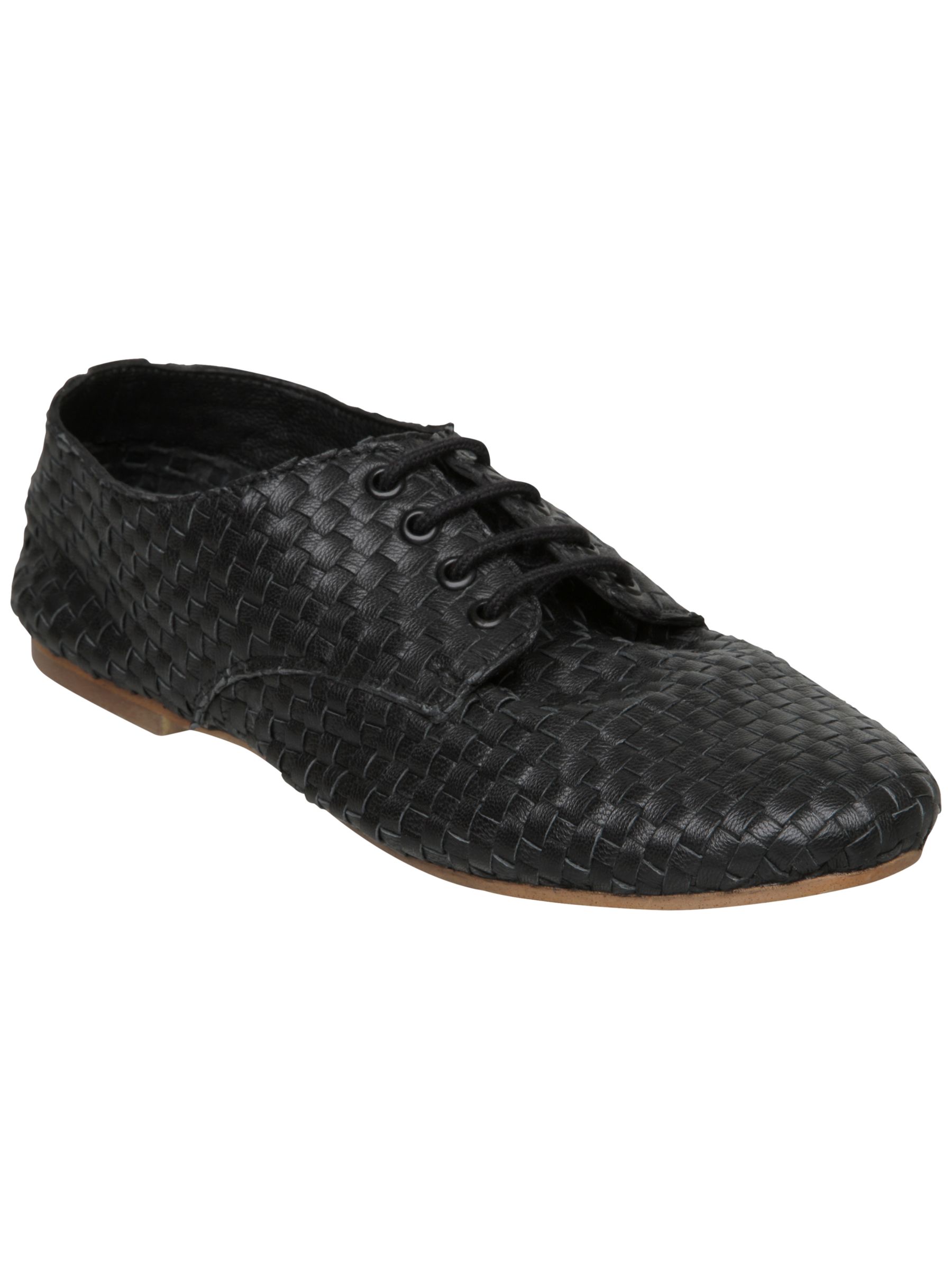 Bertie Lisboa Leather Loafers, Black