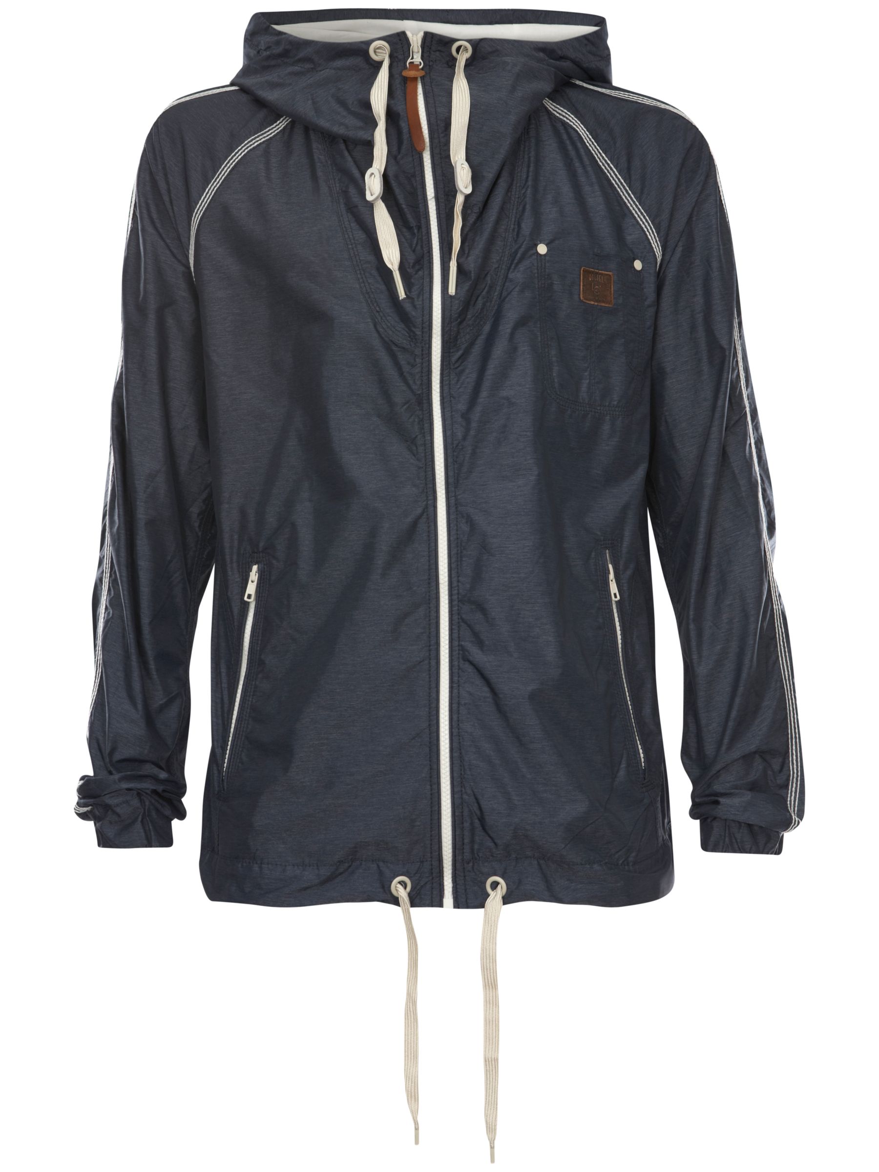 Diesel Jaylin Hooded Jacket, Navy at John Lewis