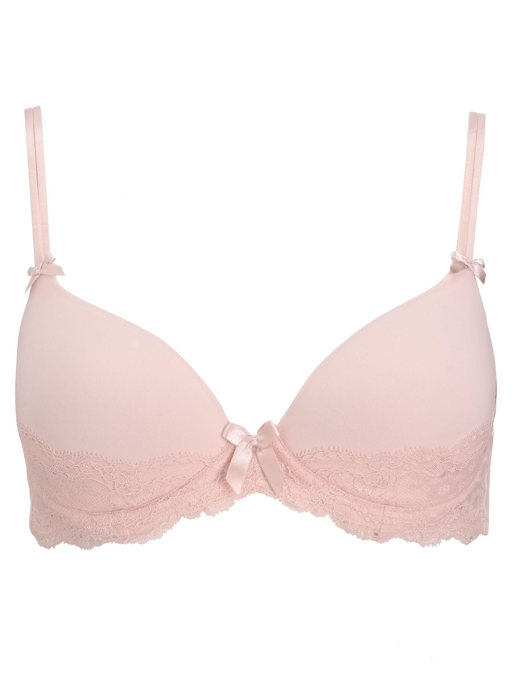 John Lewis Stella T-Shirt Bra, Nude