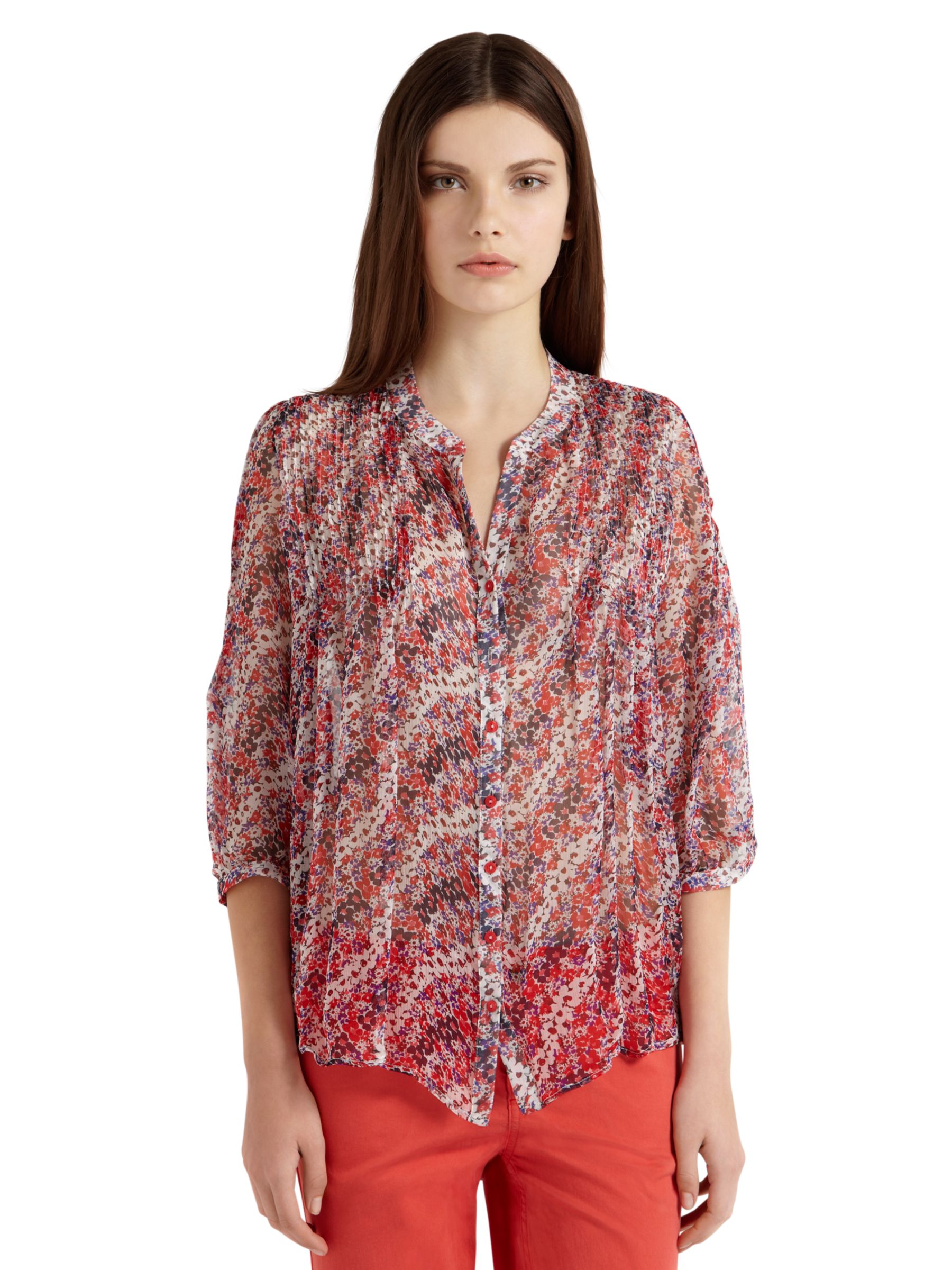 G&eacute;rard Darel Flower Printed Blouse, Red
