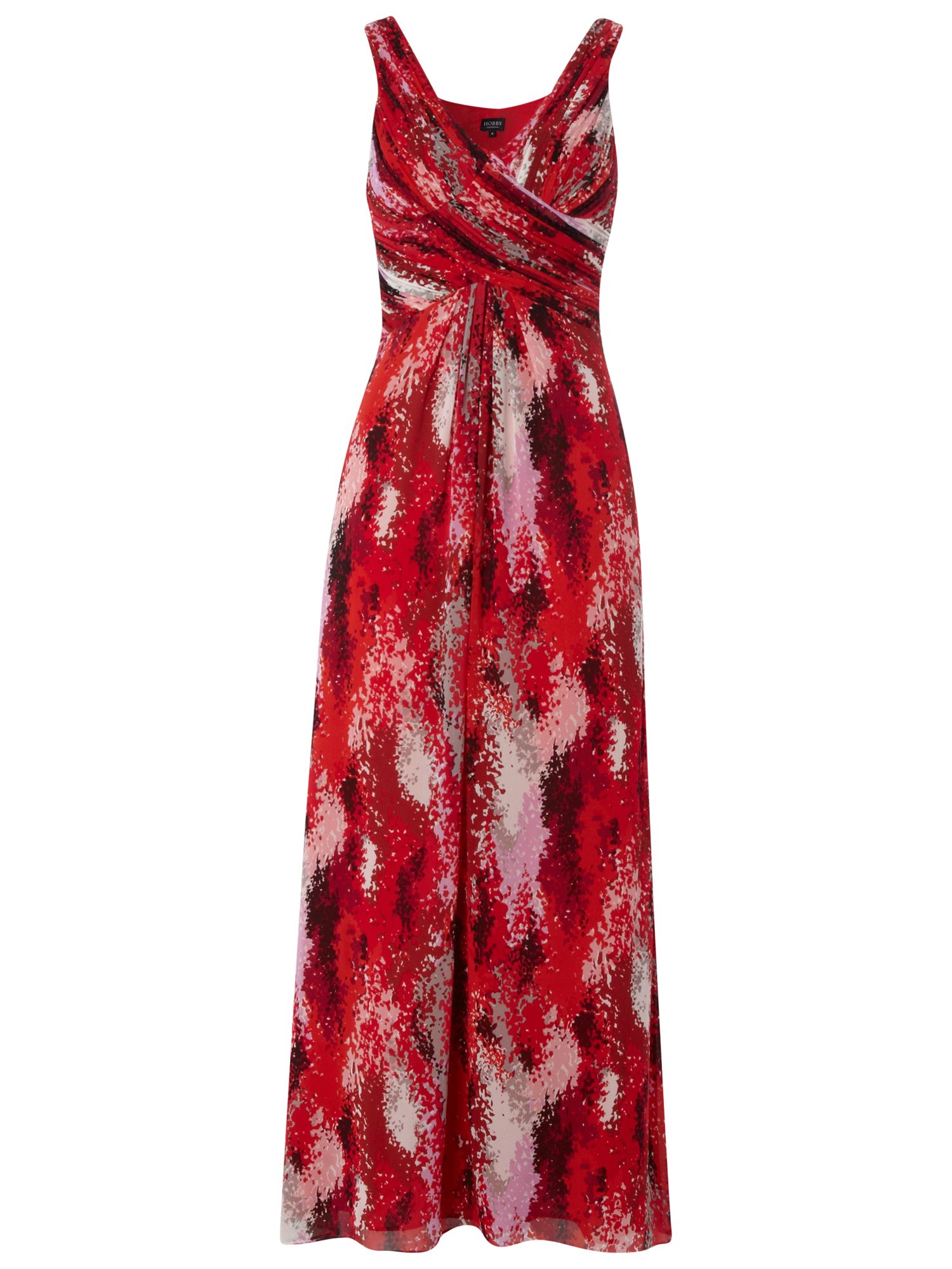 Hobbs Invitation Maxi Rubis Dress, Ruby at John Lewis