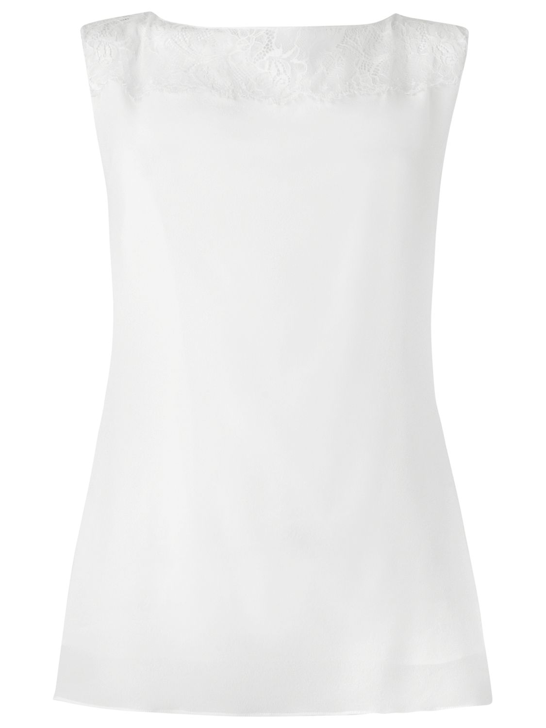 L.K. Bennett Cosima Shell Top, White
