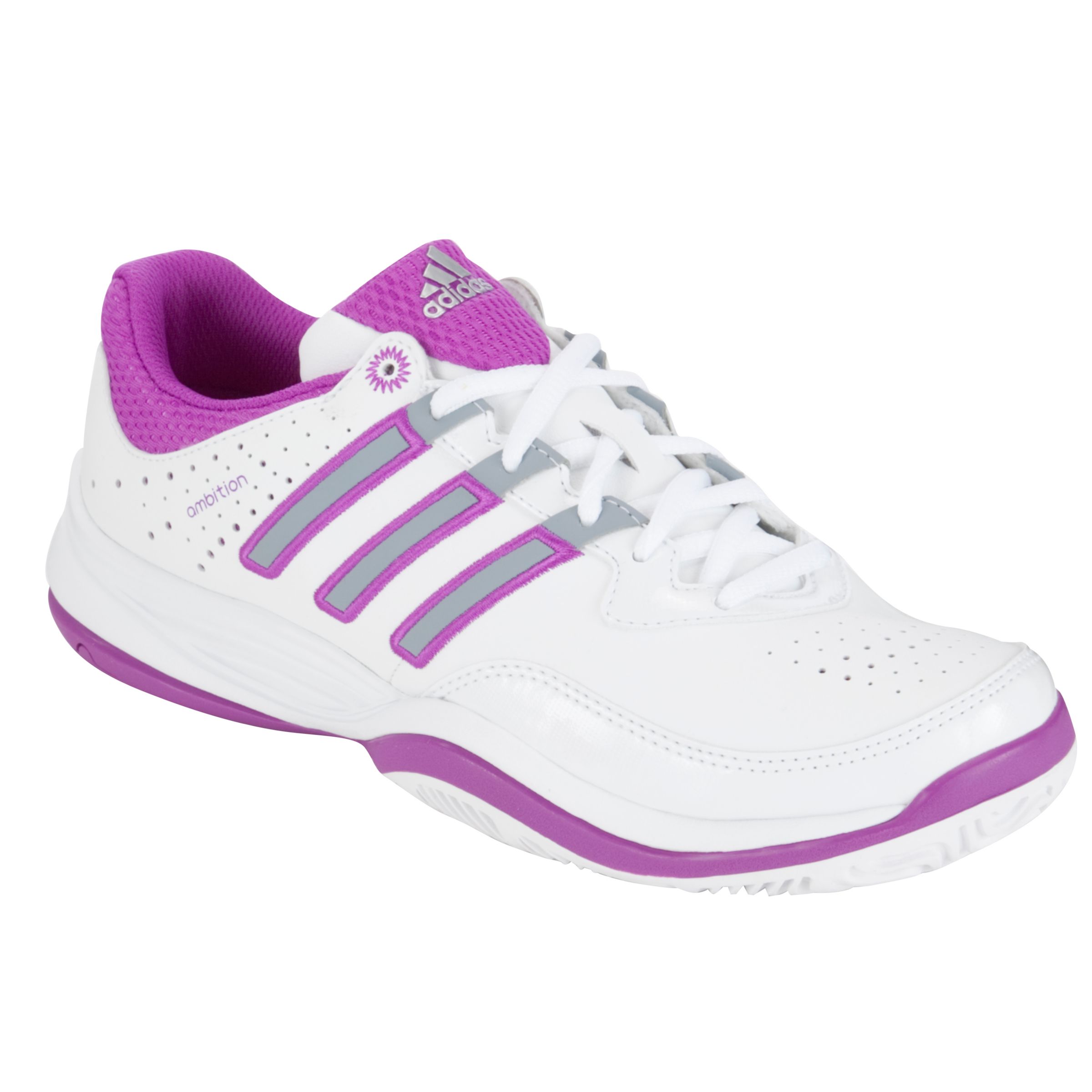 Adidas Ambition Women's Court Shoes, Running White/Black