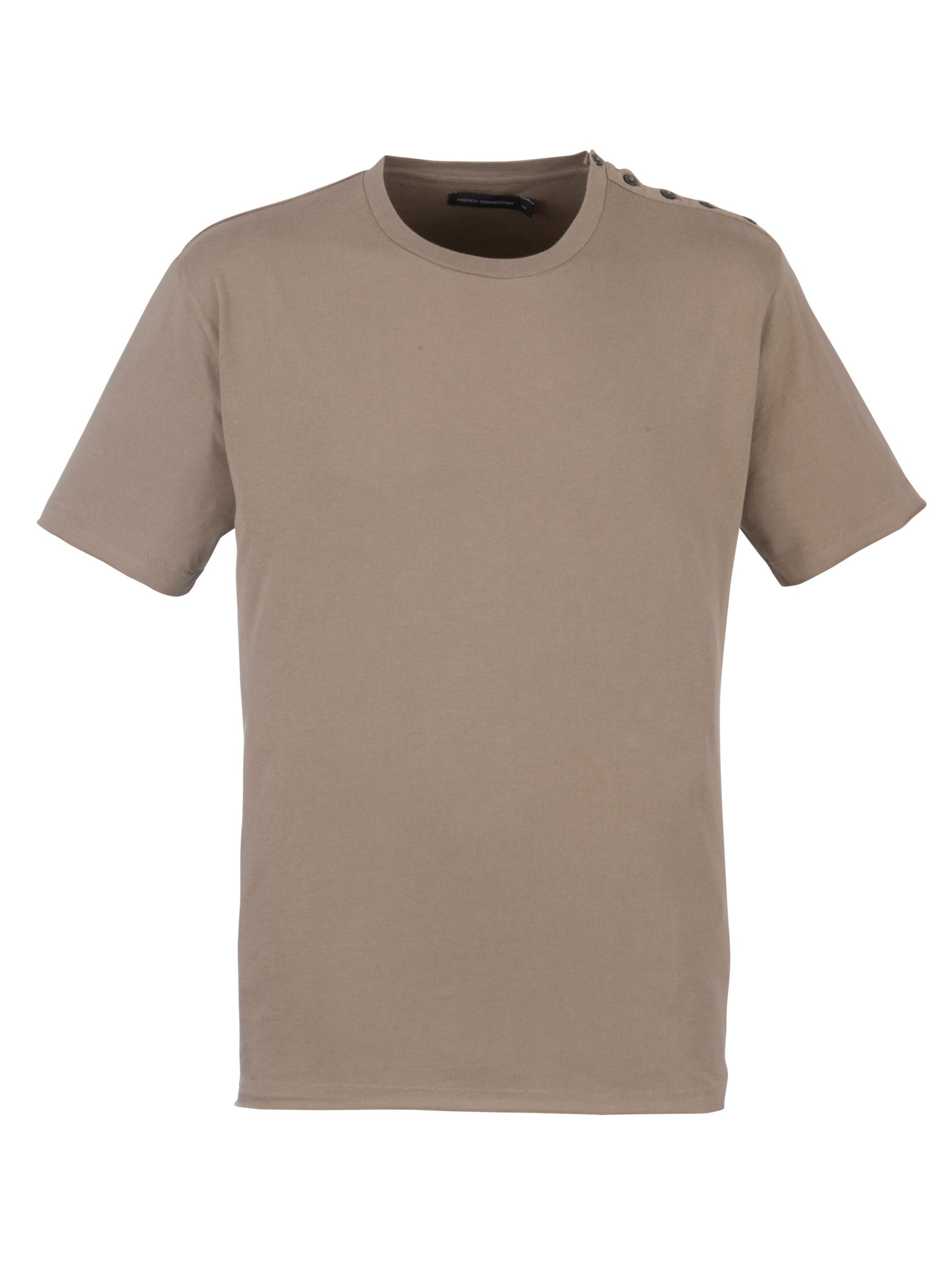 French Connection Raw Surplus T-Shirt, Walnut
