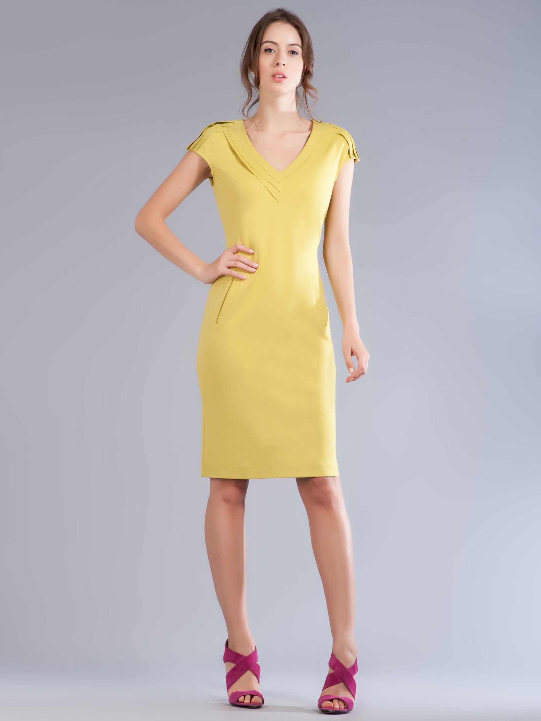 Damsel in a Dress Tiana Dress, Chartreuse