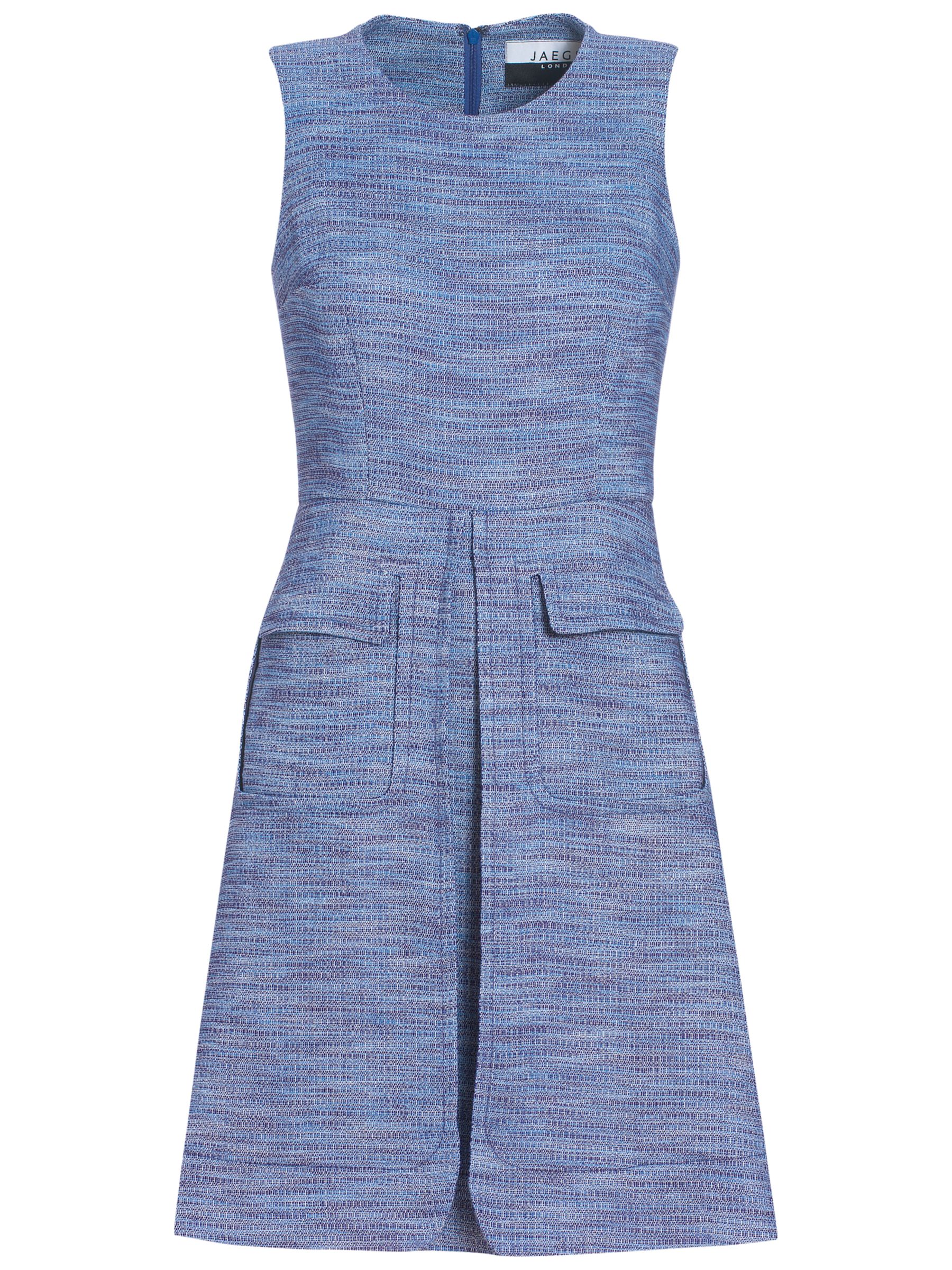 Jaeger Pocket Dress, Chambray at JohnLewis