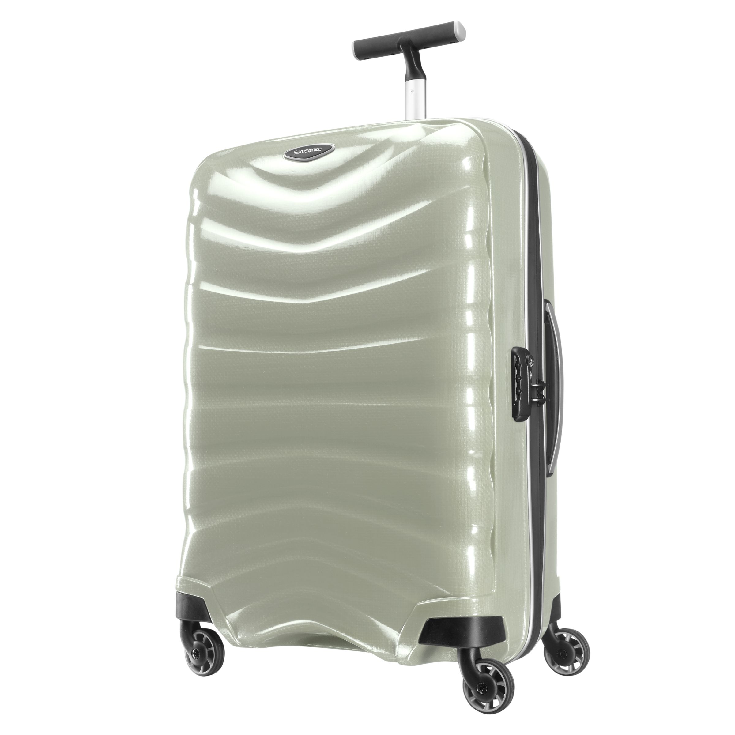 Samsonite Firelite 4-Wheel Spinner Suitcase, White