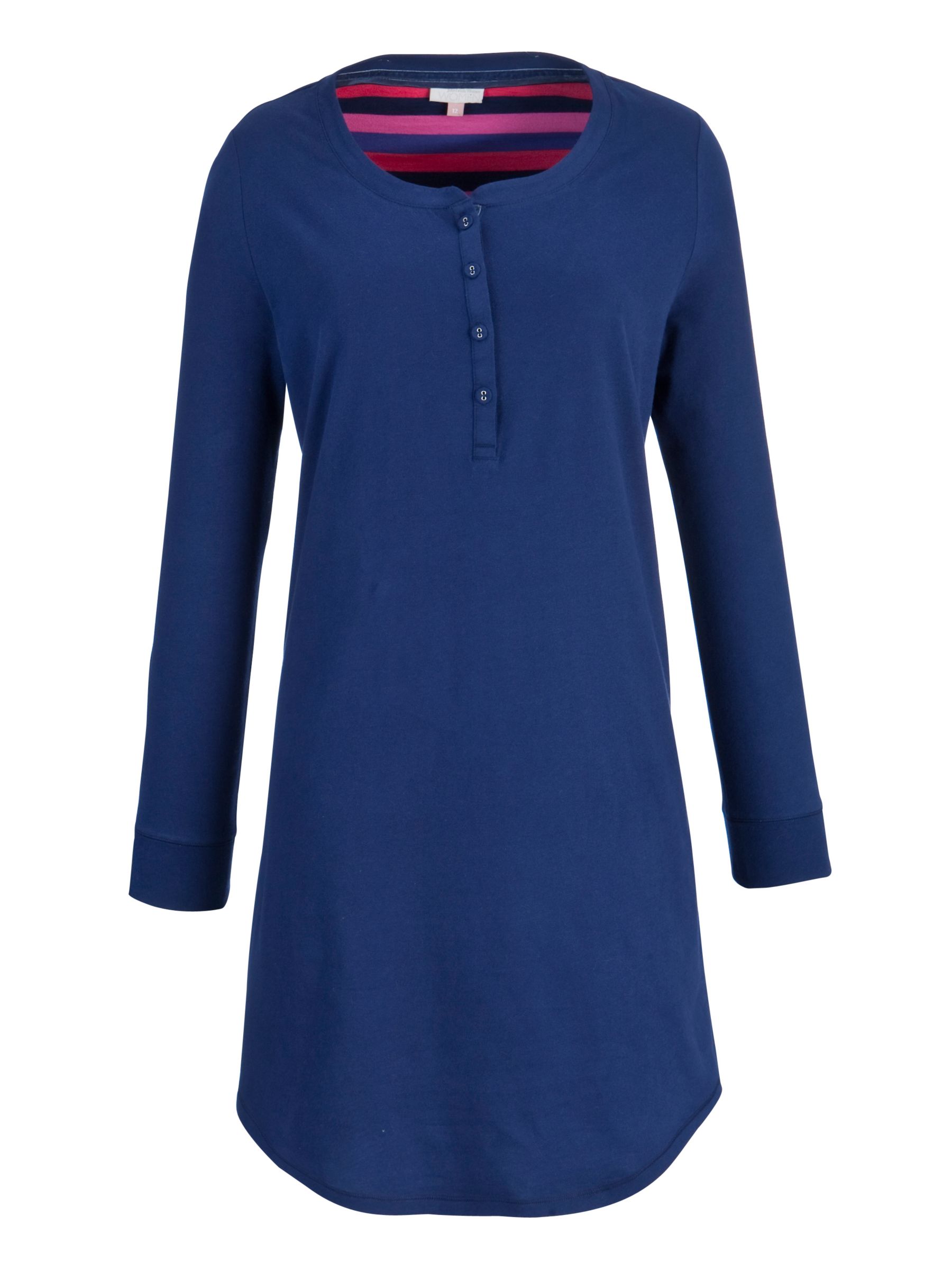 John Lewis Cosmo Nightdress, Blue