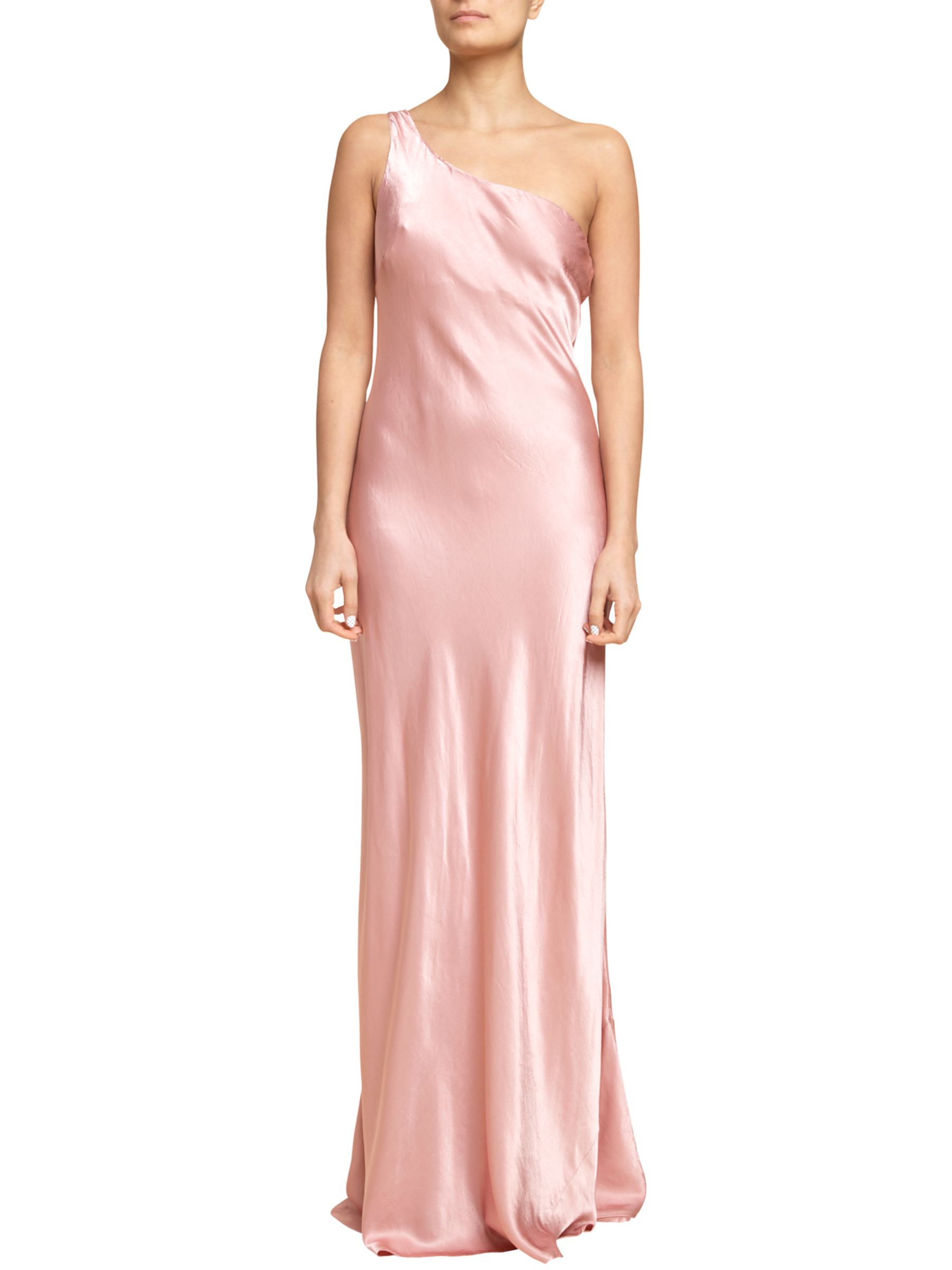 Ghost Mischa One Shoulder Dress, Shell at John Lewis