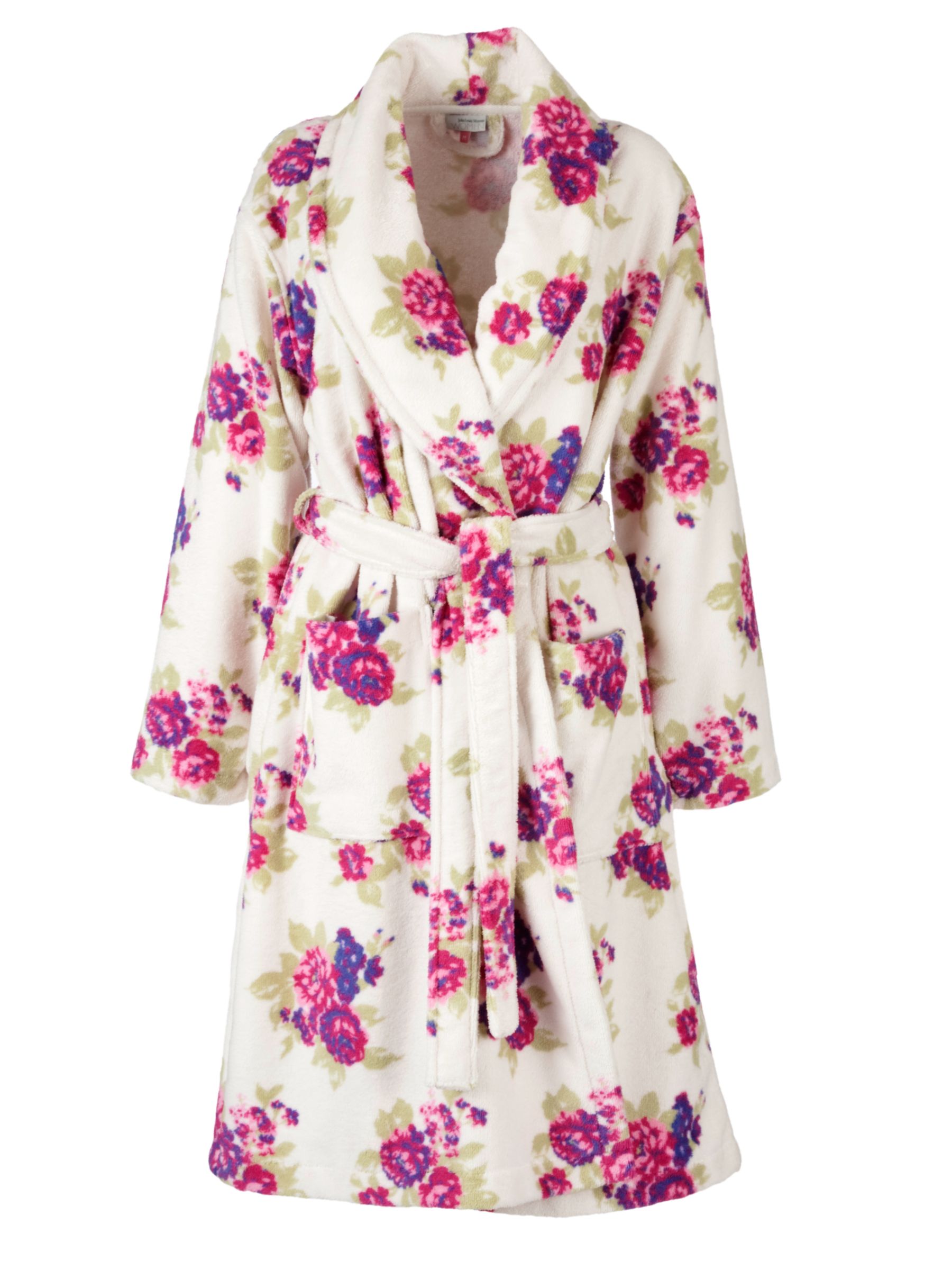 John Lewis Velour Robe, Floral