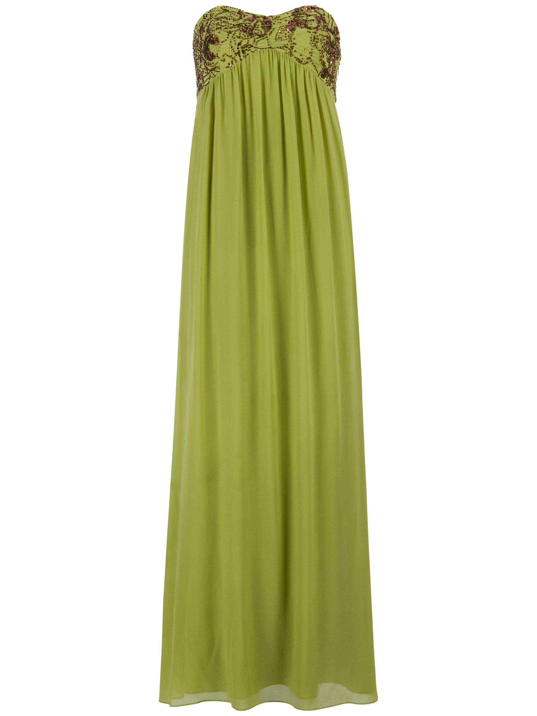 Ted Baker Eltti Beaded Maxi Dress, Lime at John Lewis