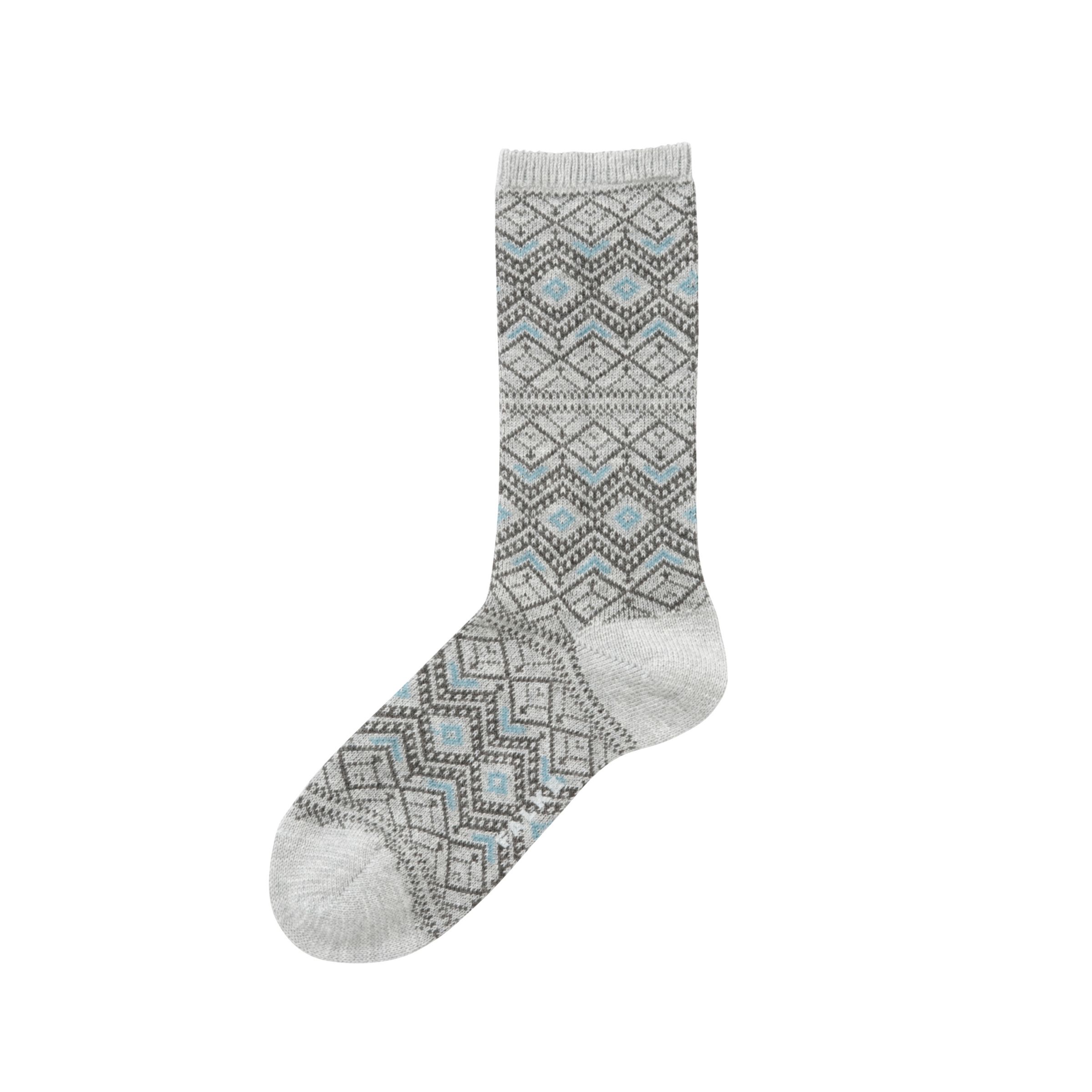 Falke Fair Isle Ankle Socks, Grey