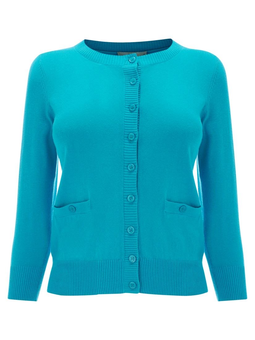 Oasis basic cardigan, turquoise