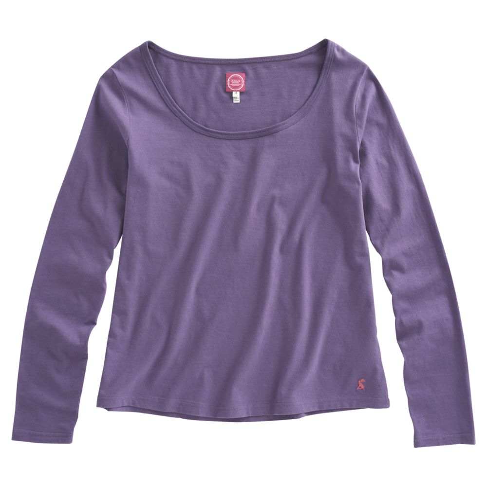 Joules Gail Pyjama Top, Purple
