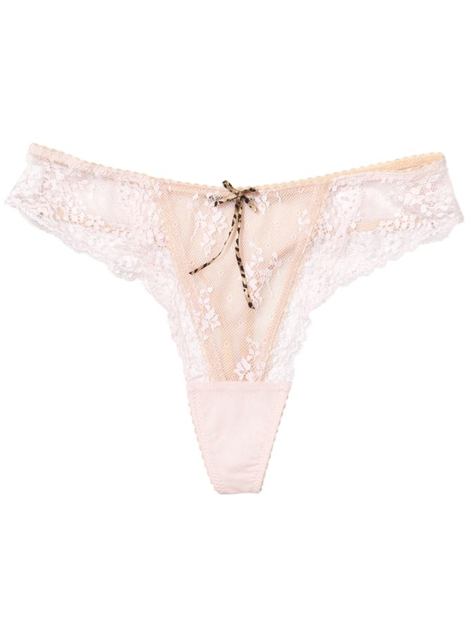Elle Macpherson Intimates Dentelle Thong, Lotus Pink