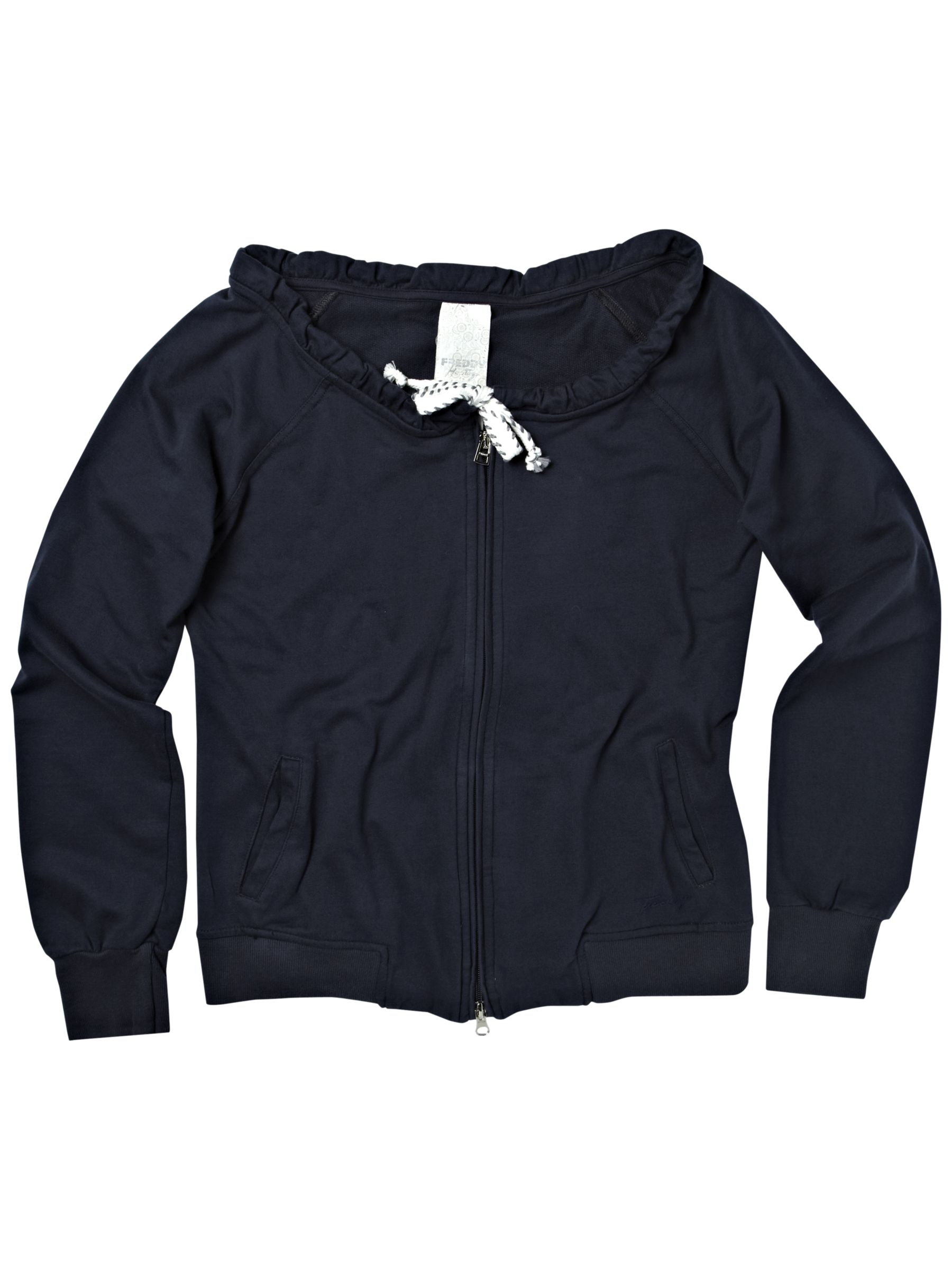 Freddy Zip Through Top, Navy