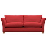 John Lewis Options Flare Arm Grand Sofa, Linley Red, width 225cm