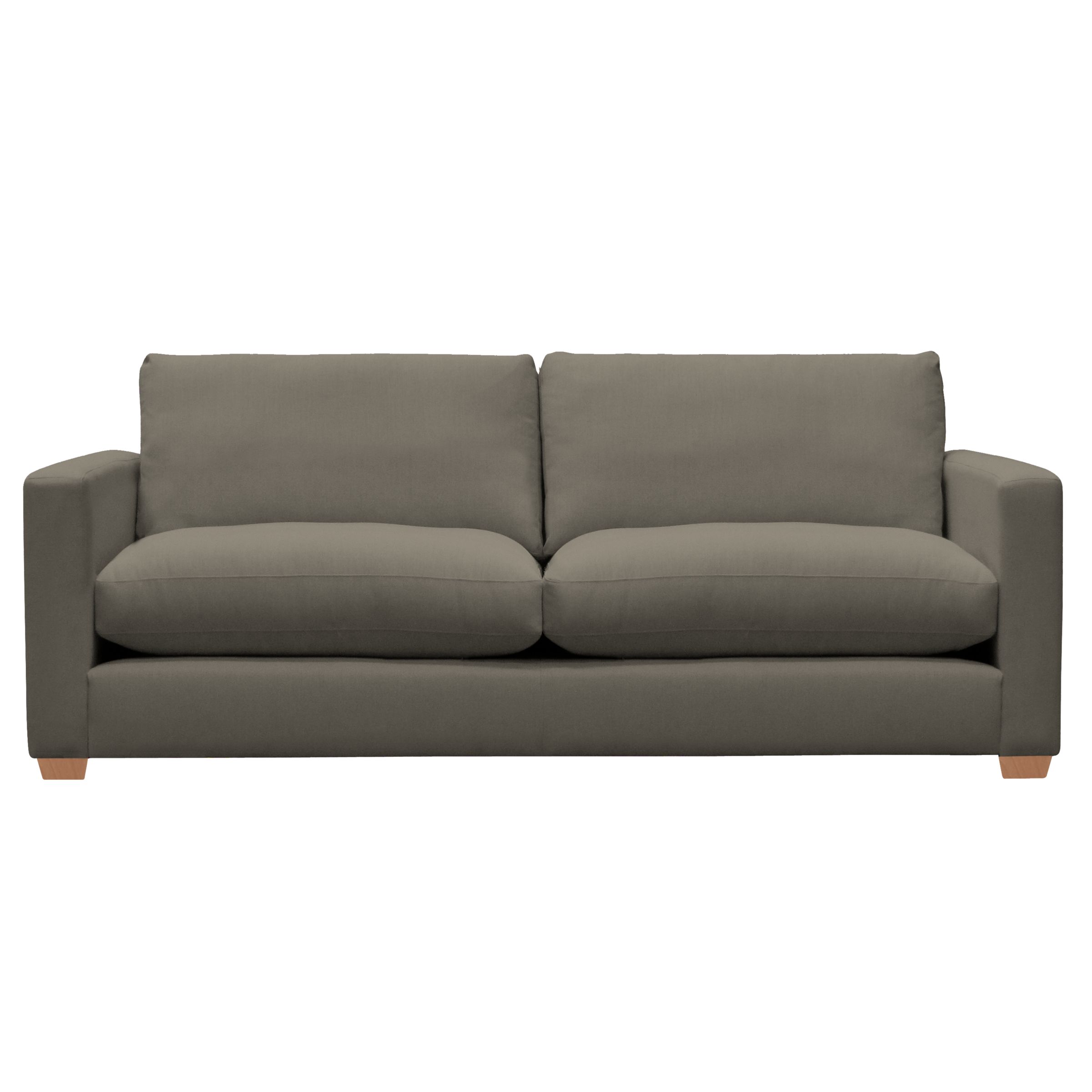 John Lewis Options Slim Arm Grand Sofa, Linley Slate, width 212cm