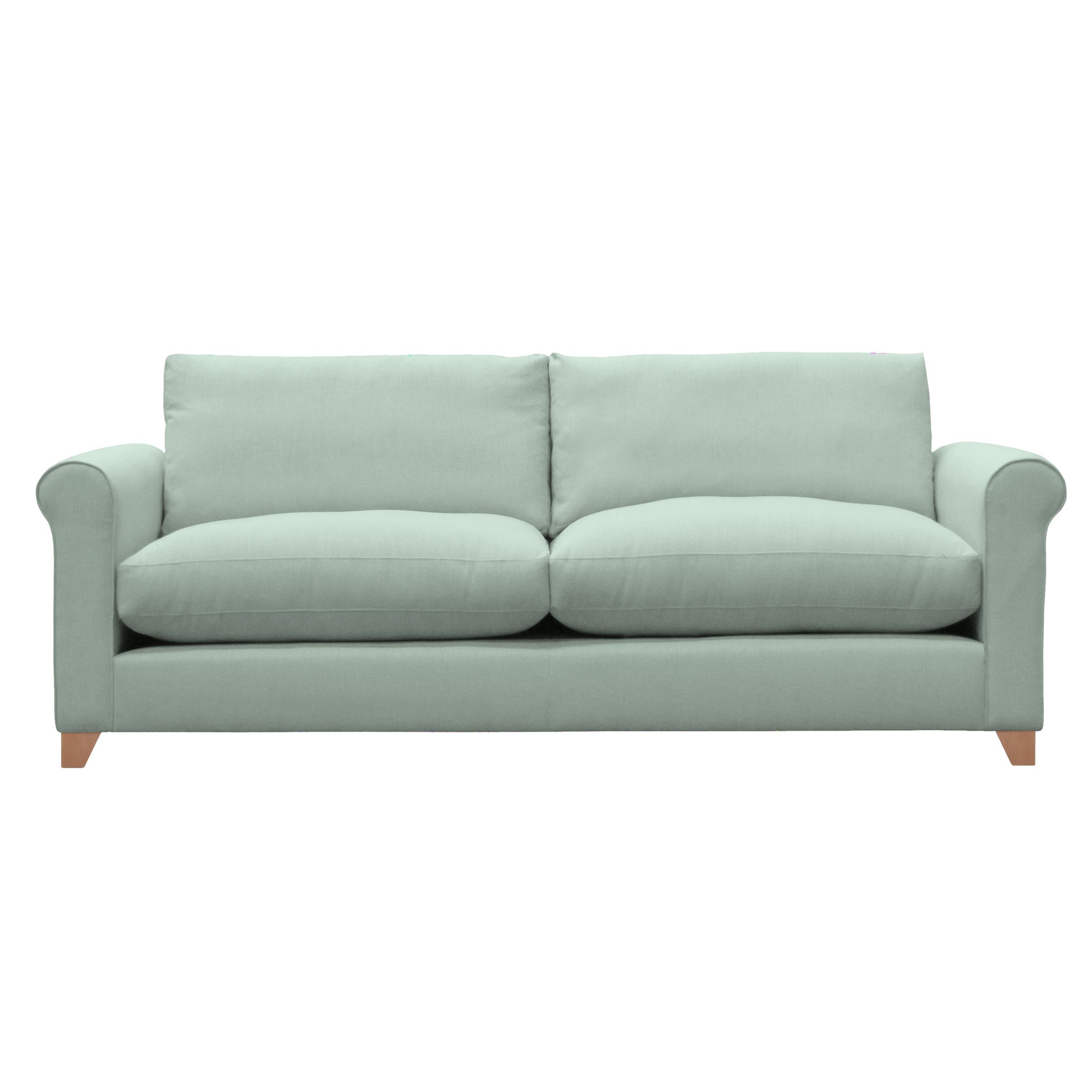 John Lewis Options Scroll Arm Grand Sofa, Eaton Duck Egg, width 217cm