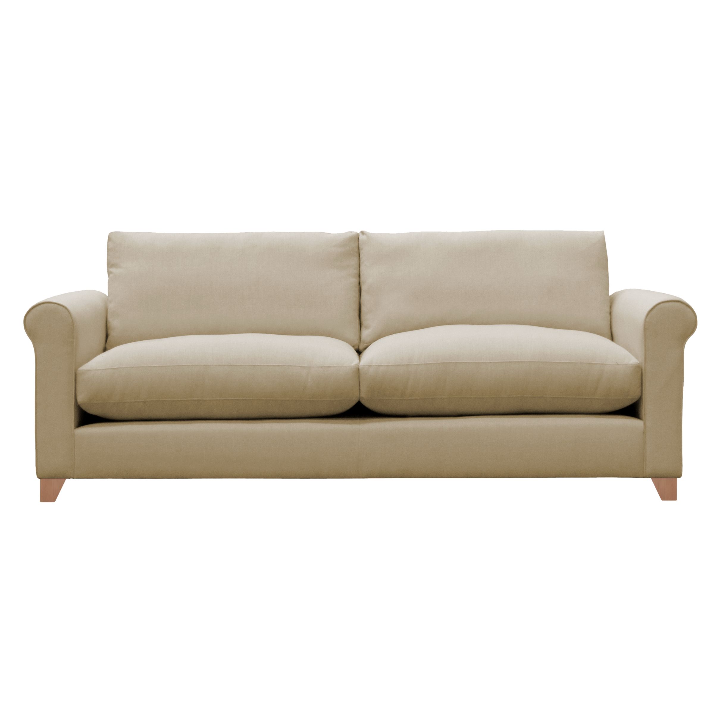John Lewis Options Scroll Arm Grand Sofa, Eaton Mocha, width 217cm
