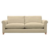 John Lewis Options Scroll Arm Grand Sofa, Eaton Taupe, width 217cm