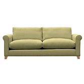 John Lewis Options Scroll Arm Grand Sofa, Linley Sage, width 217cm