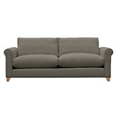 John Lewis Options Scroll Arm Grand Sofa, Linley Slate, width 217cm