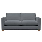 John Lewis Options Slim Arm Large Sofa, Eaton Grey, width 200cm
