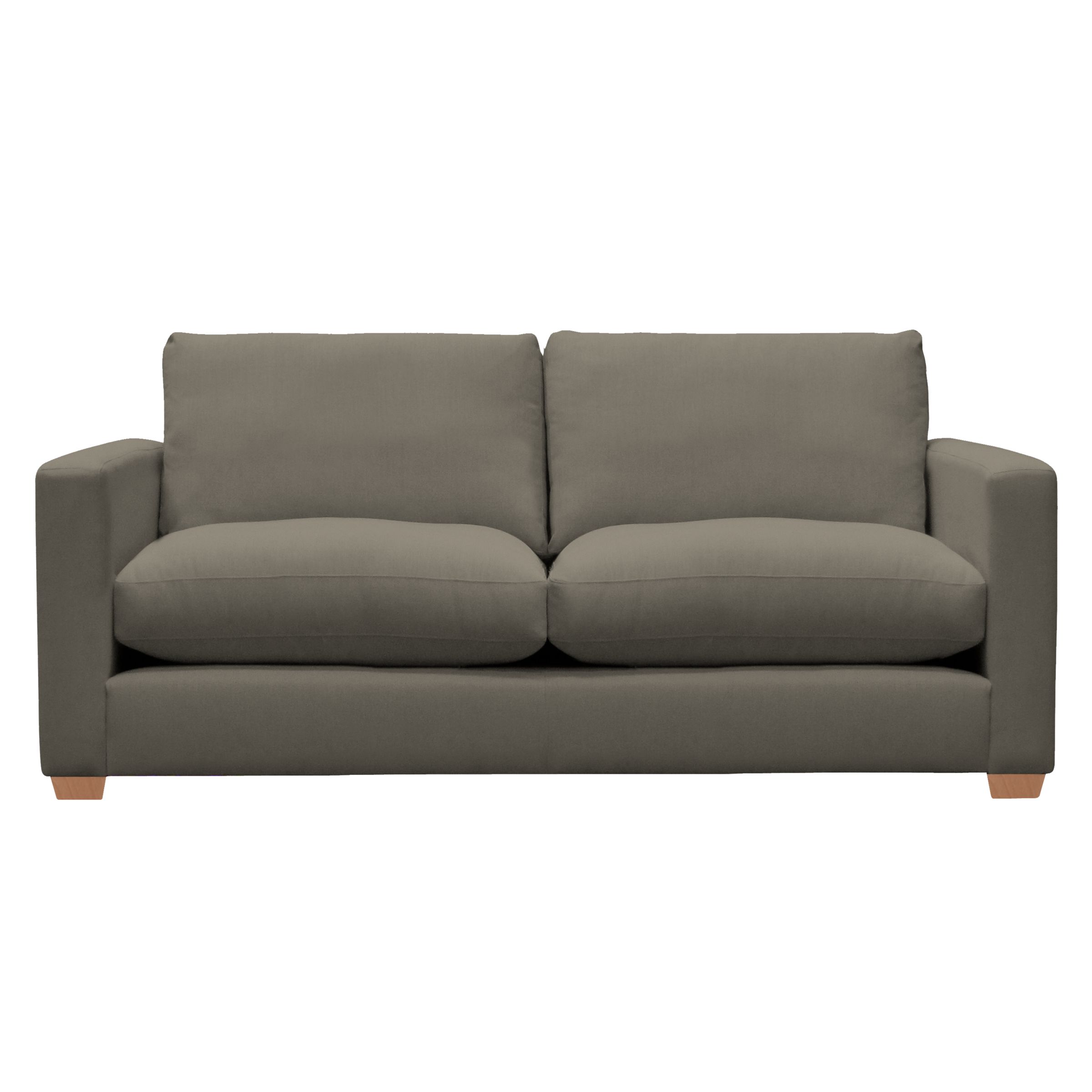 John Lewis Options Slim Arm Large Sofa, Linley Slate, width 187cm