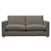 John Lewis Options Slim Arm Large Sofa, Linley Slate, width 187cm