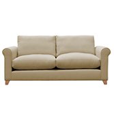 John Lewis Options Scroll Arm Large Sofa, Eaton Mocha, width 192cm