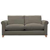 John Lewis Options Scroll Arm Large Sofa, Linley Slate, width 192cm