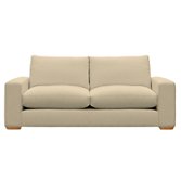 John Lewis Options Wide Arm Large Sofa, Eaton Taupe, width 200cm